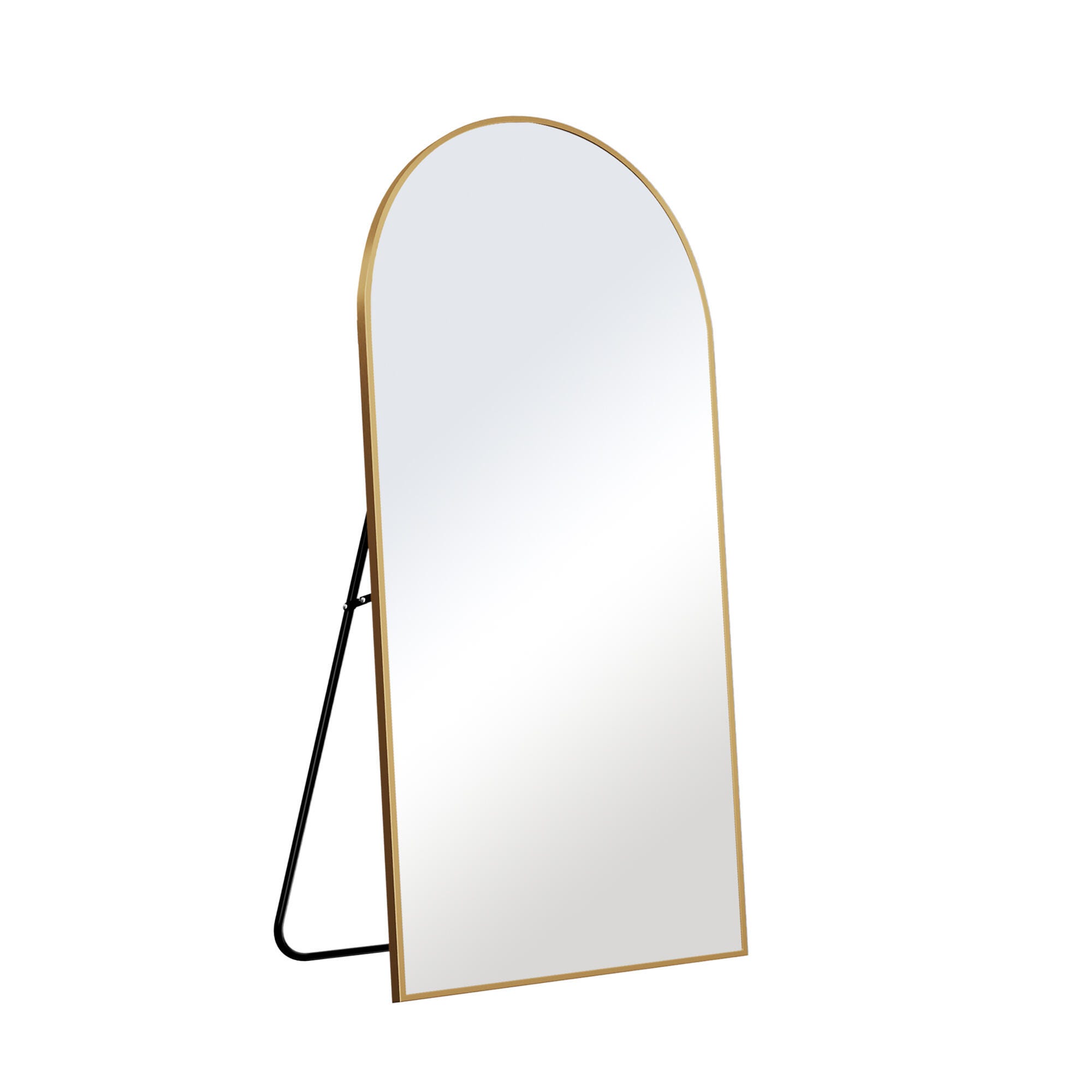 Feronia 79" Standing Floor Mirror, Gold, large