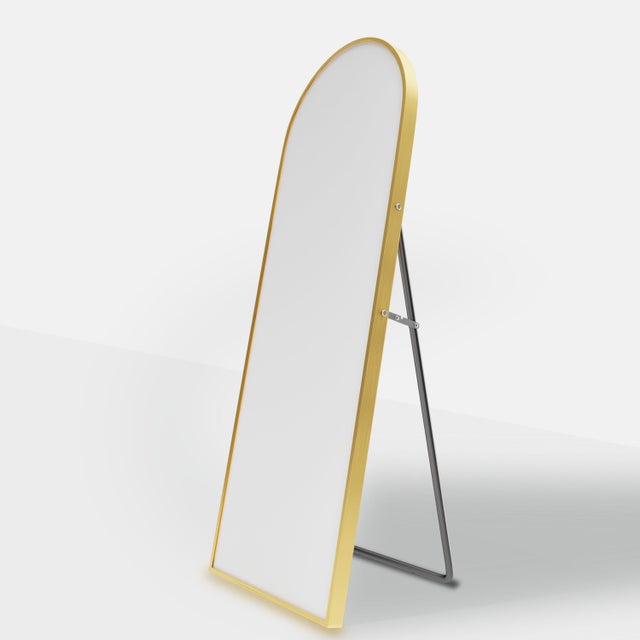 Feronia 67" Standing Floor Mirror, Gold