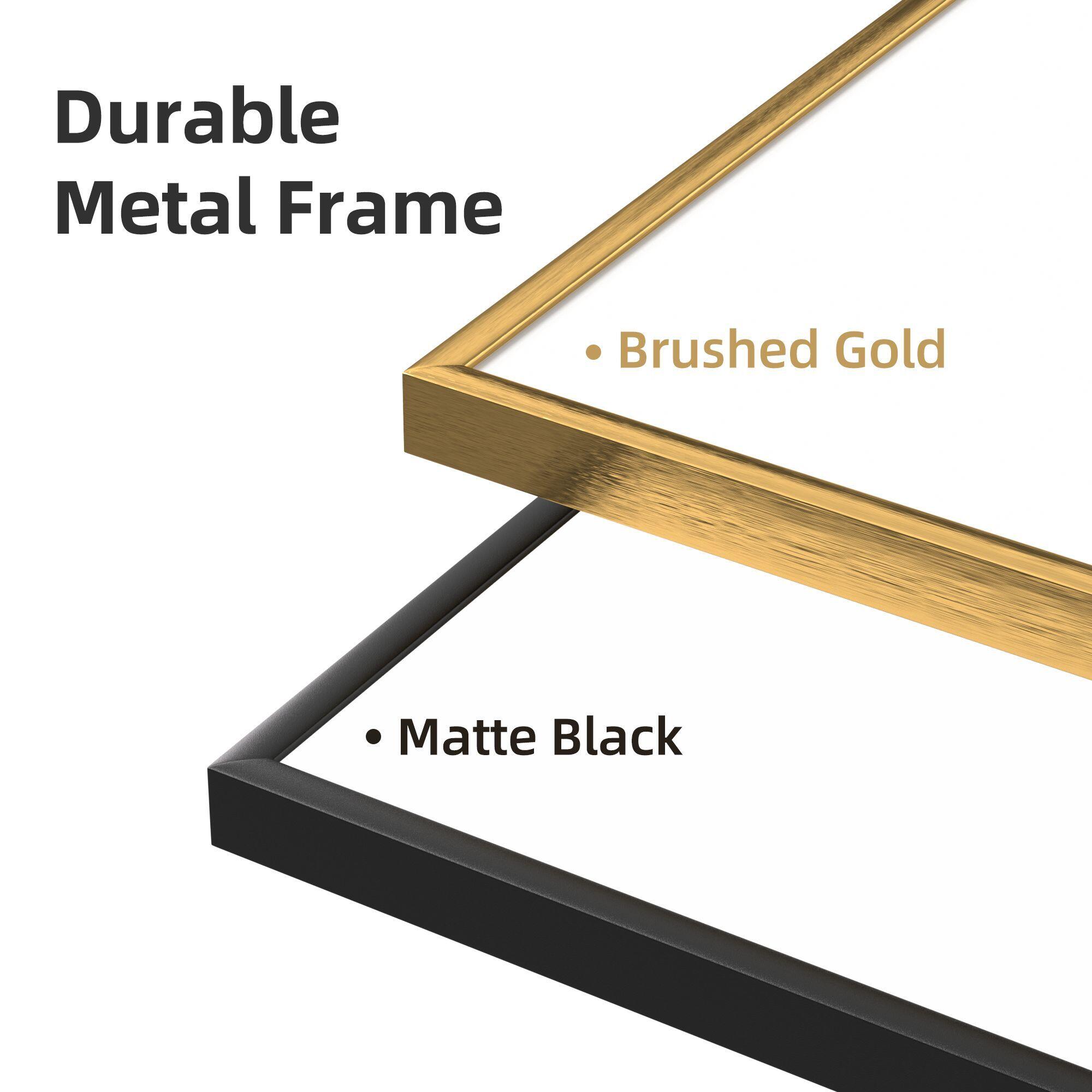 Feronia 75" Rectangular Standing Mirror, Gold, large