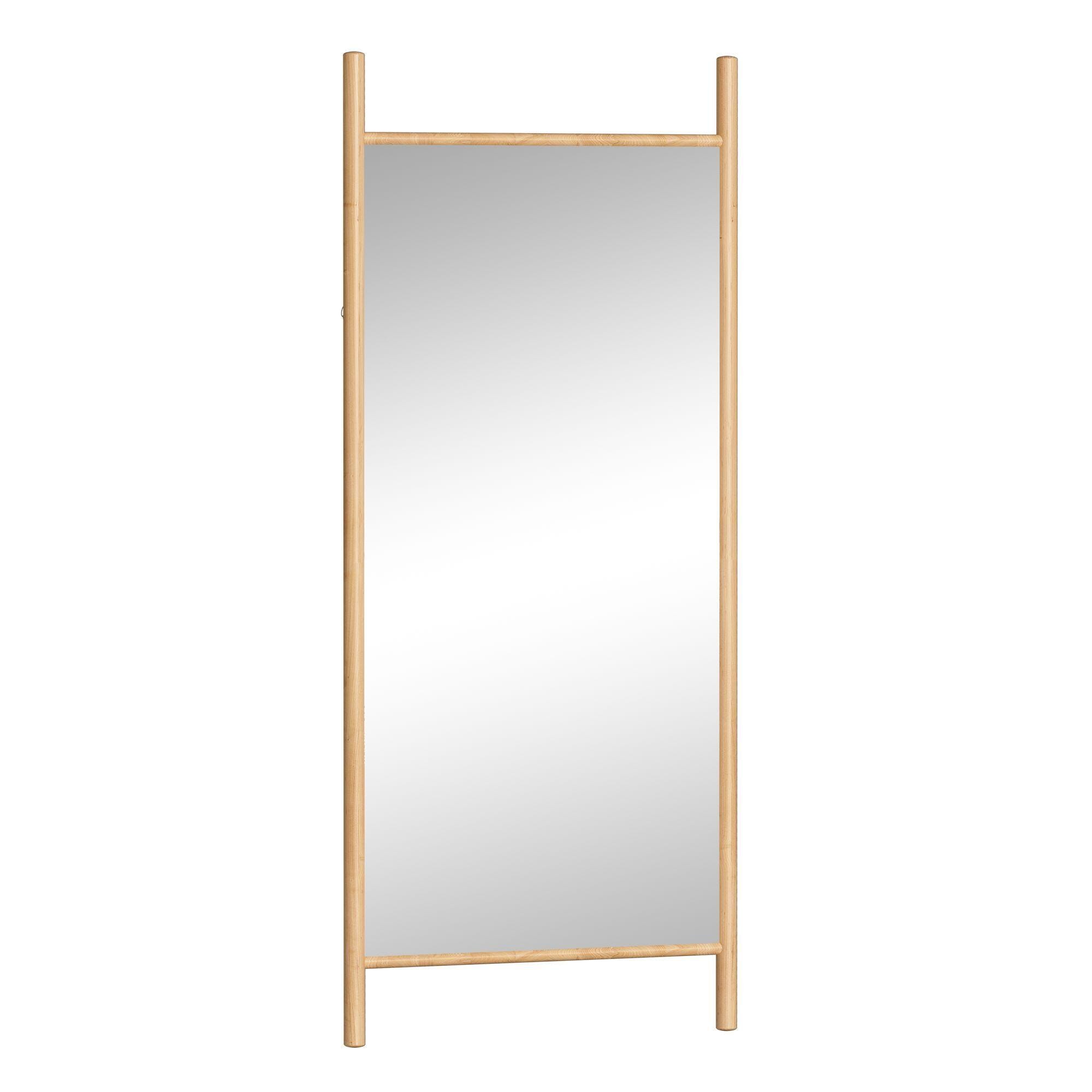 Dulcea 71" Ladder Mirror, Brown, large