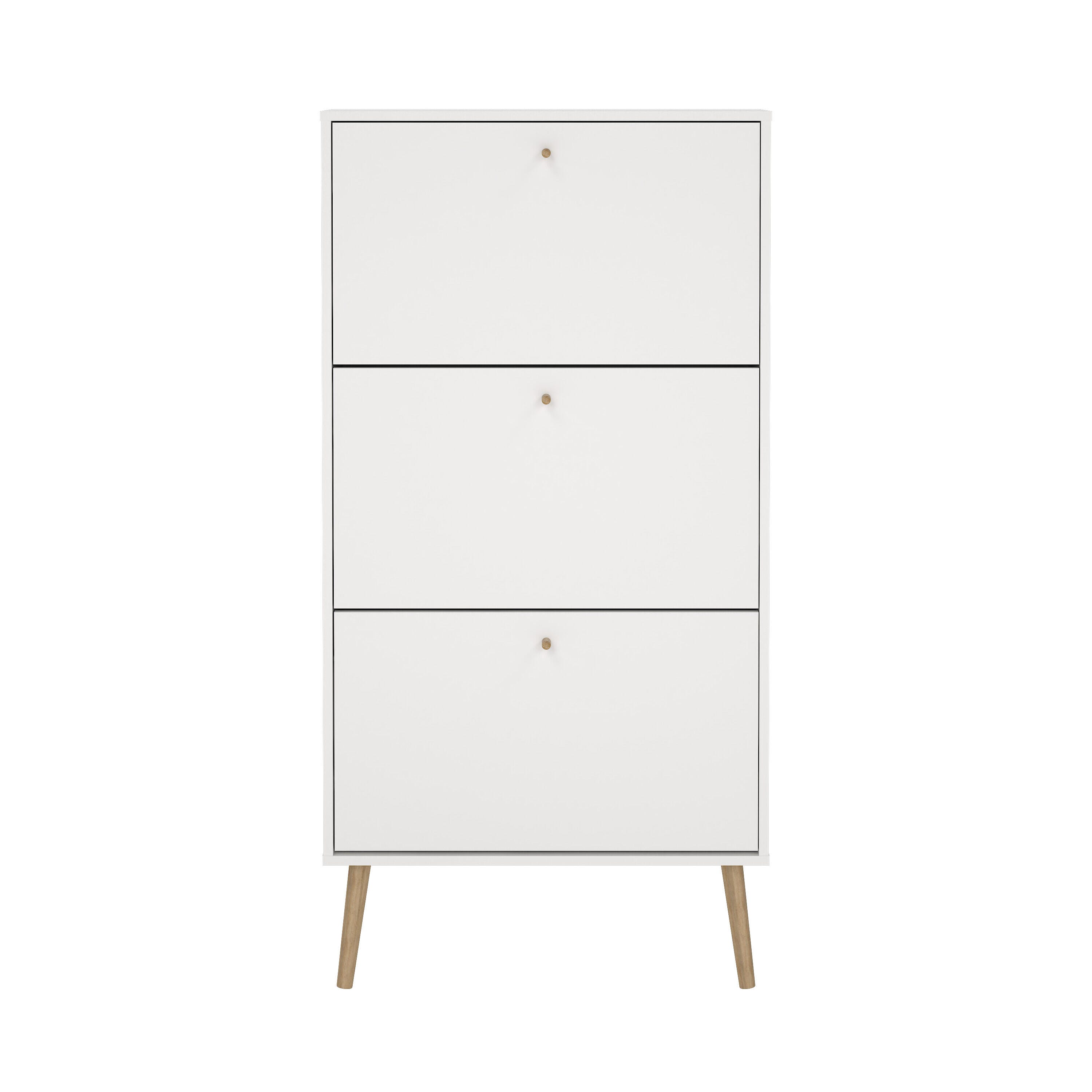 Bodo Shoe Cabinet with 3 Storage Drawers, , large
