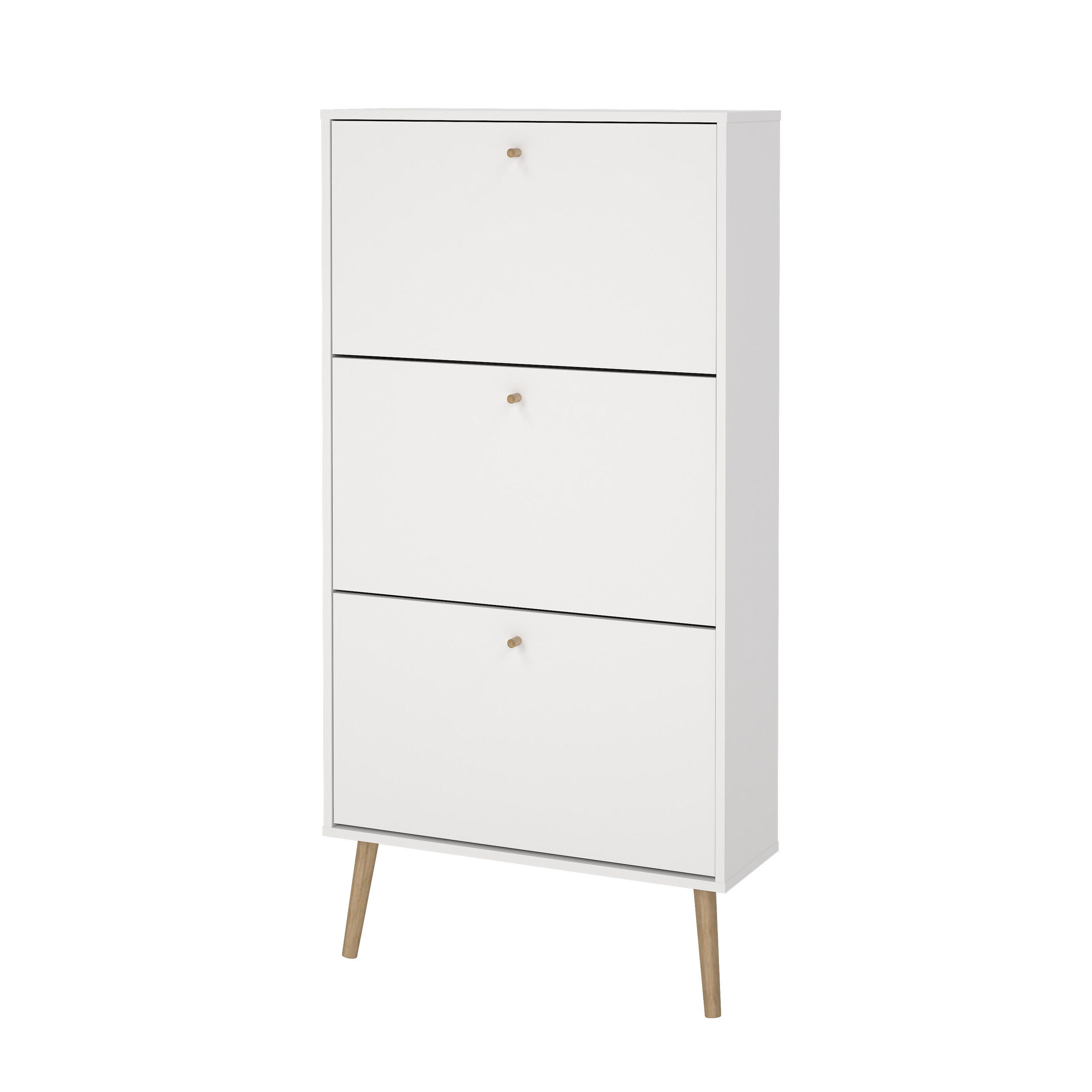 Bodo Shoe Cabinet with 3 Storage Drawers, , large