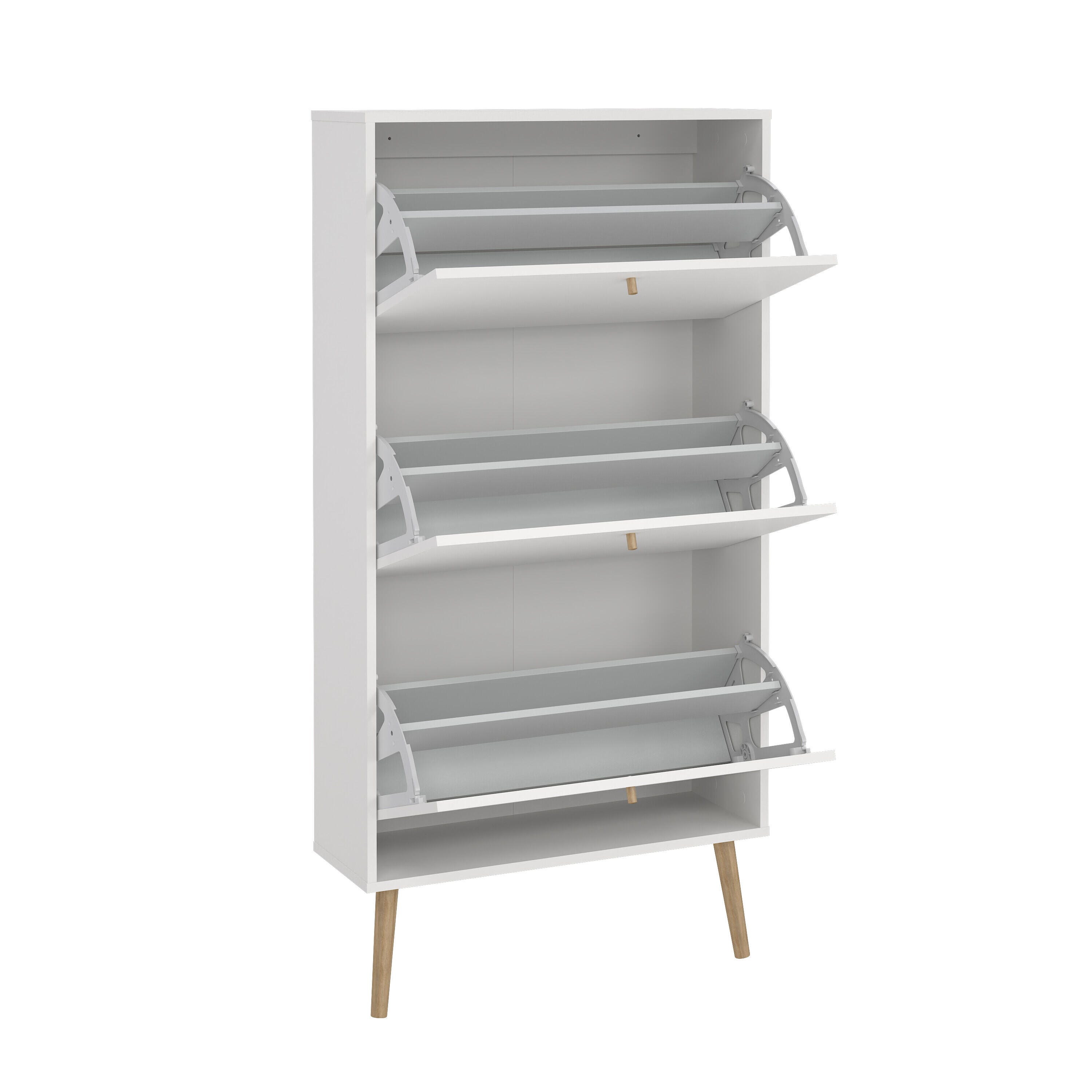 Bodo Shoe Cabinet with 3 Storage Drawers, , large