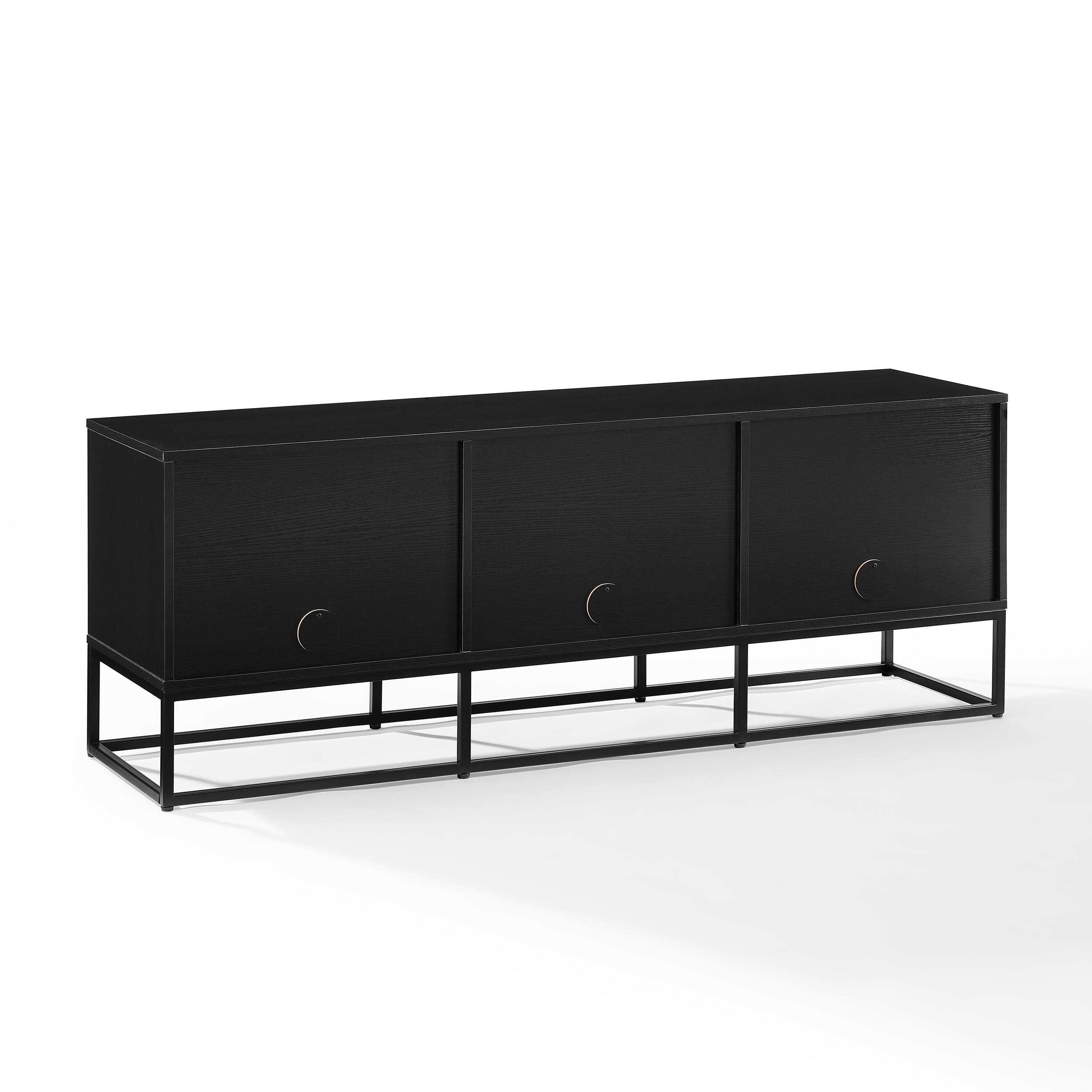 Crosley Furniture Enzo 60" Record Storage Media Console, , large