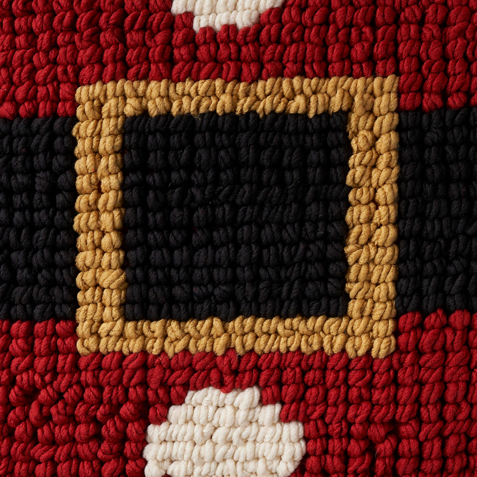 Mina Victory Holiday Loop Santa Belt Pillow, , swatch