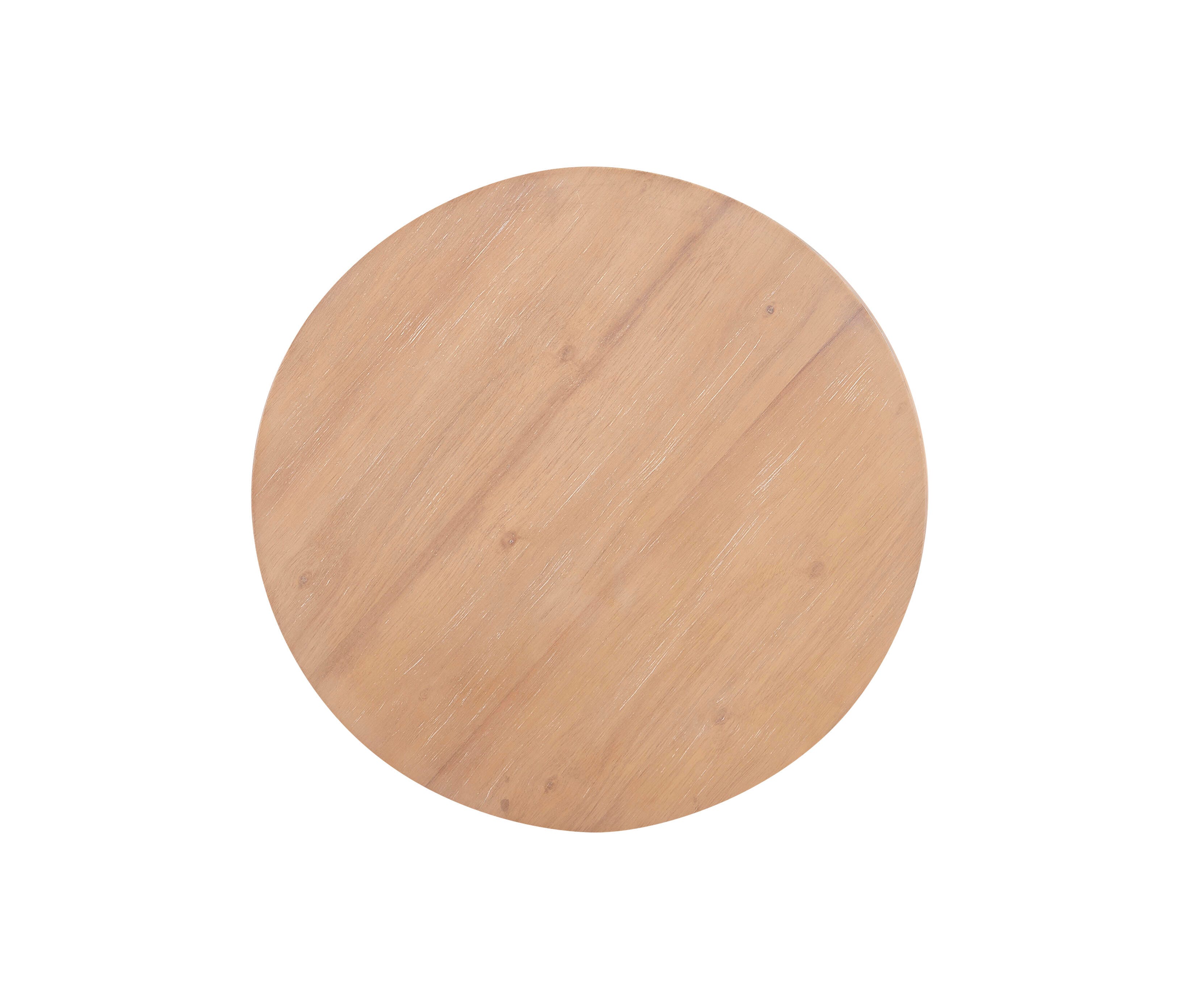 Linon Miller Side Table, Natural, large