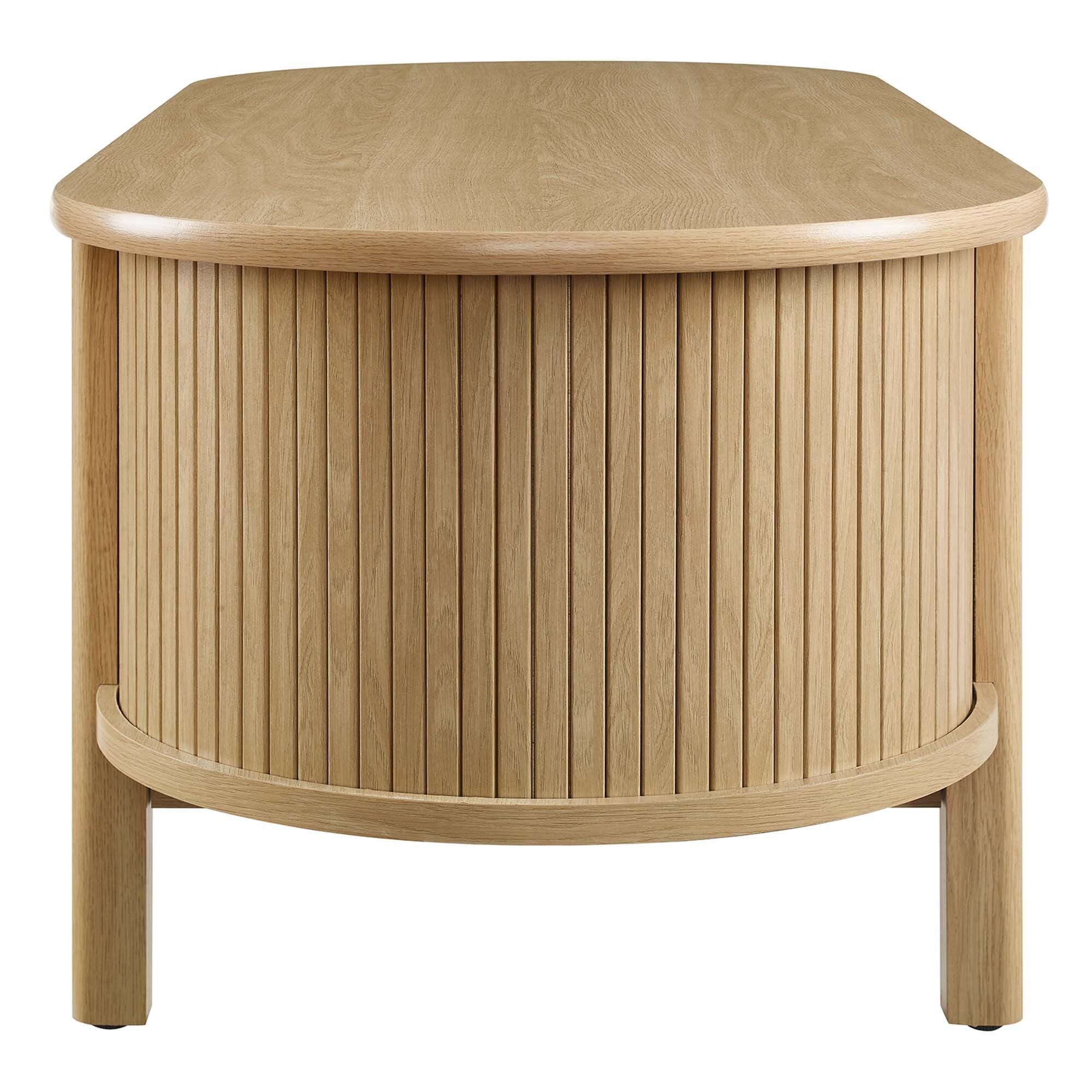 Modway Cadence Coffee Table, Oak, large