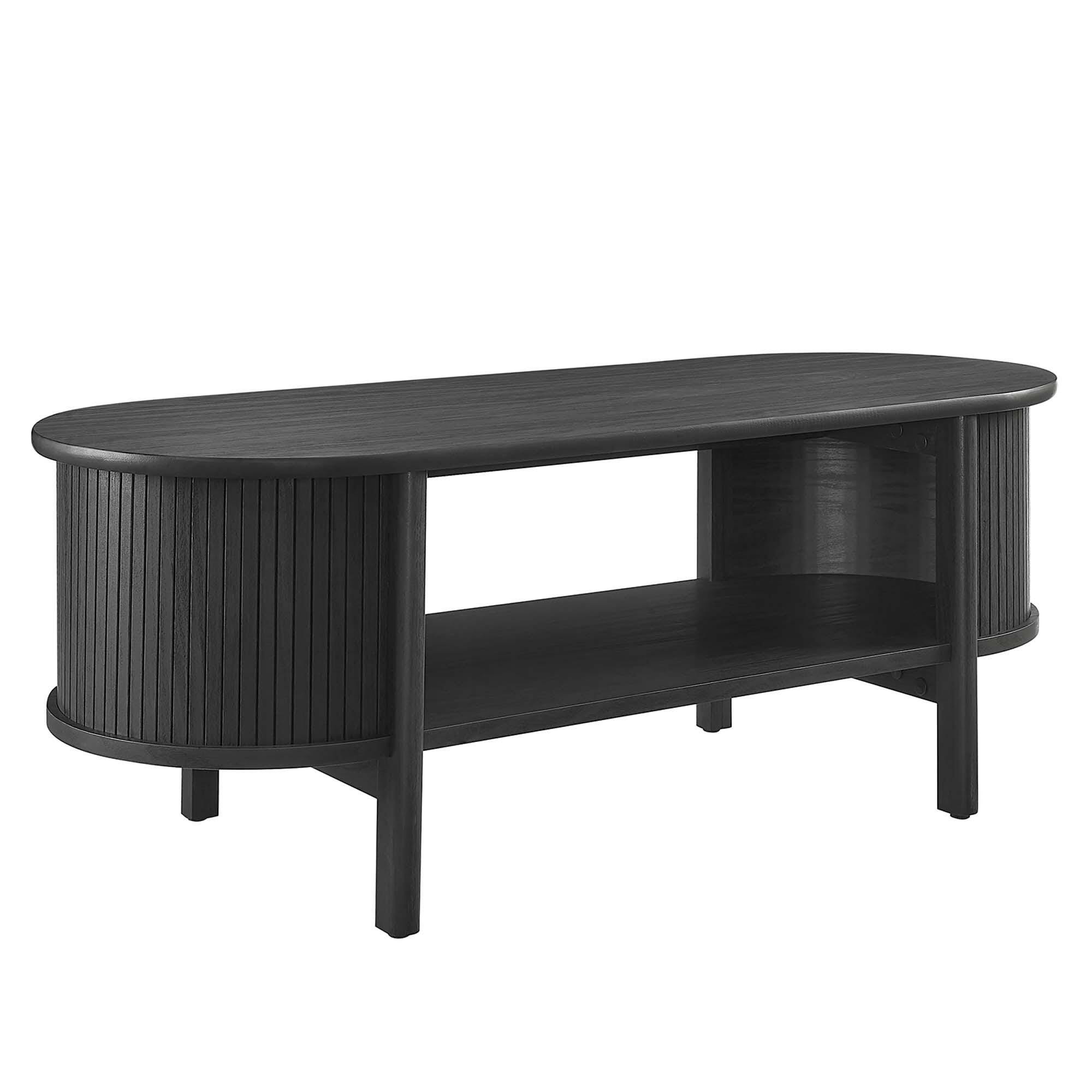 Modway Cadence Coffee Table, Black, large