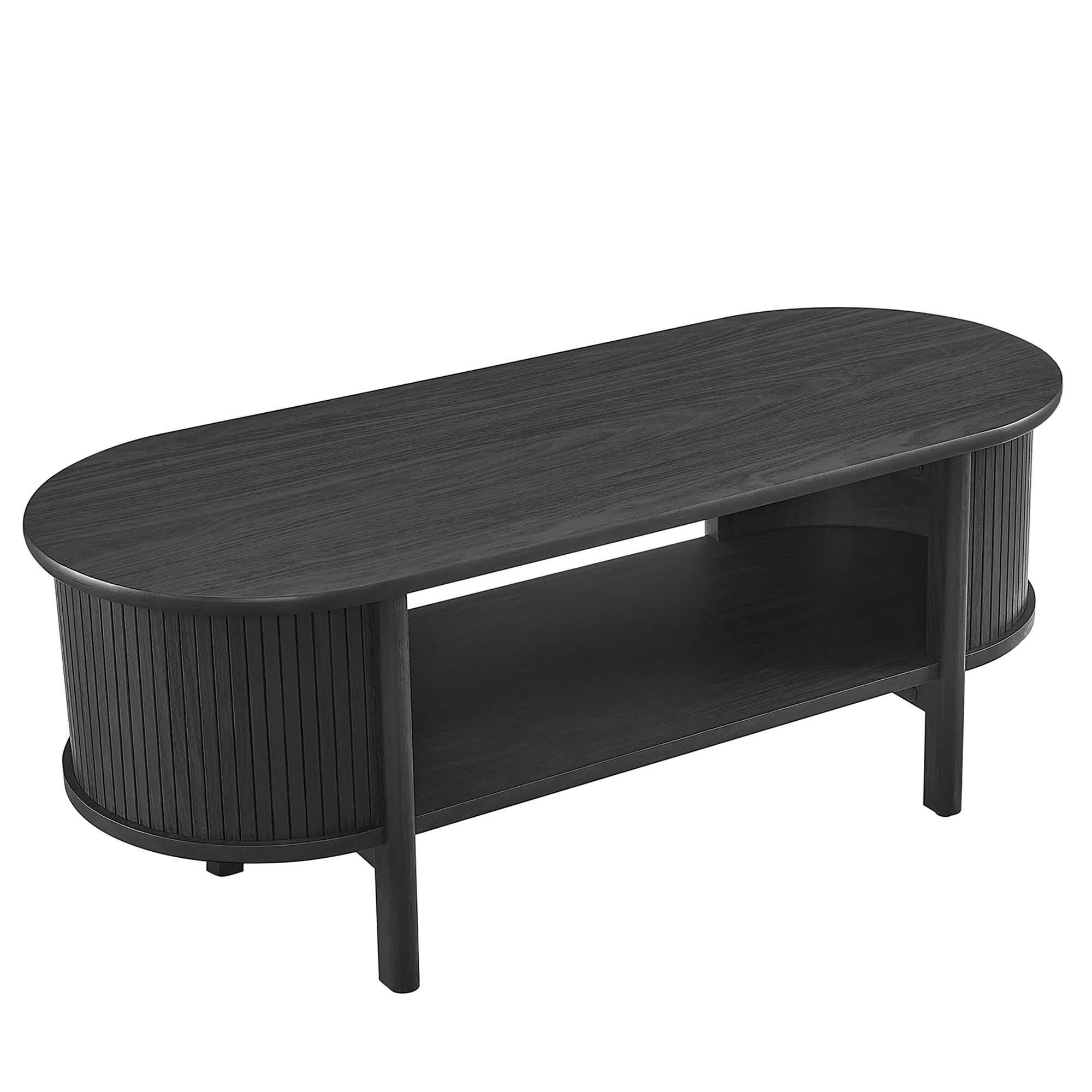 Modway Cadence Coffee Table, Black, large