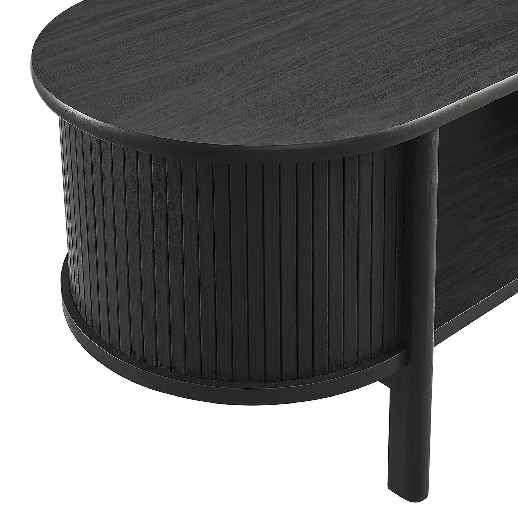 Modway Cadence Coffee Table, Black, large
