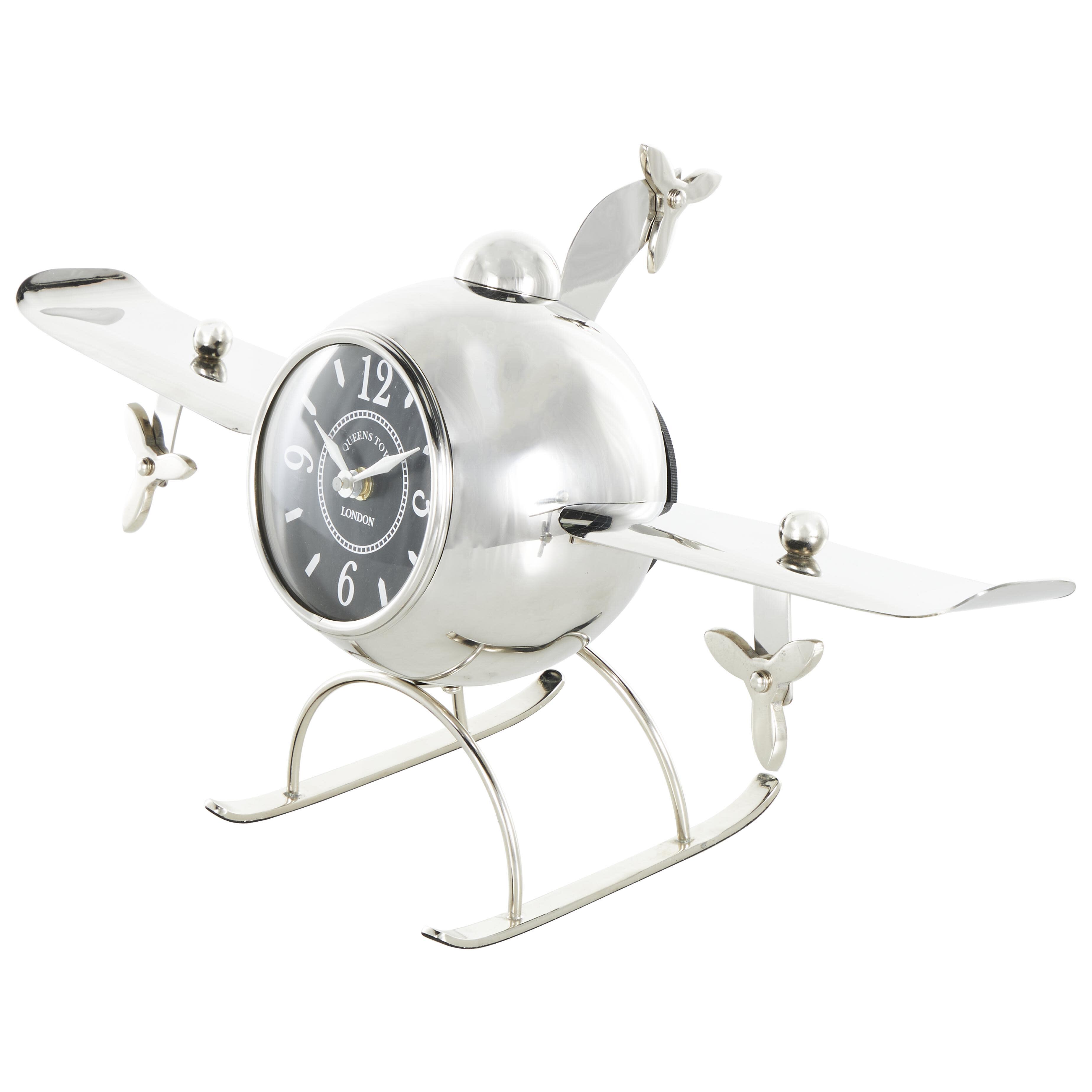 Bayberry Lane Airplane Tabletop Clock, , large