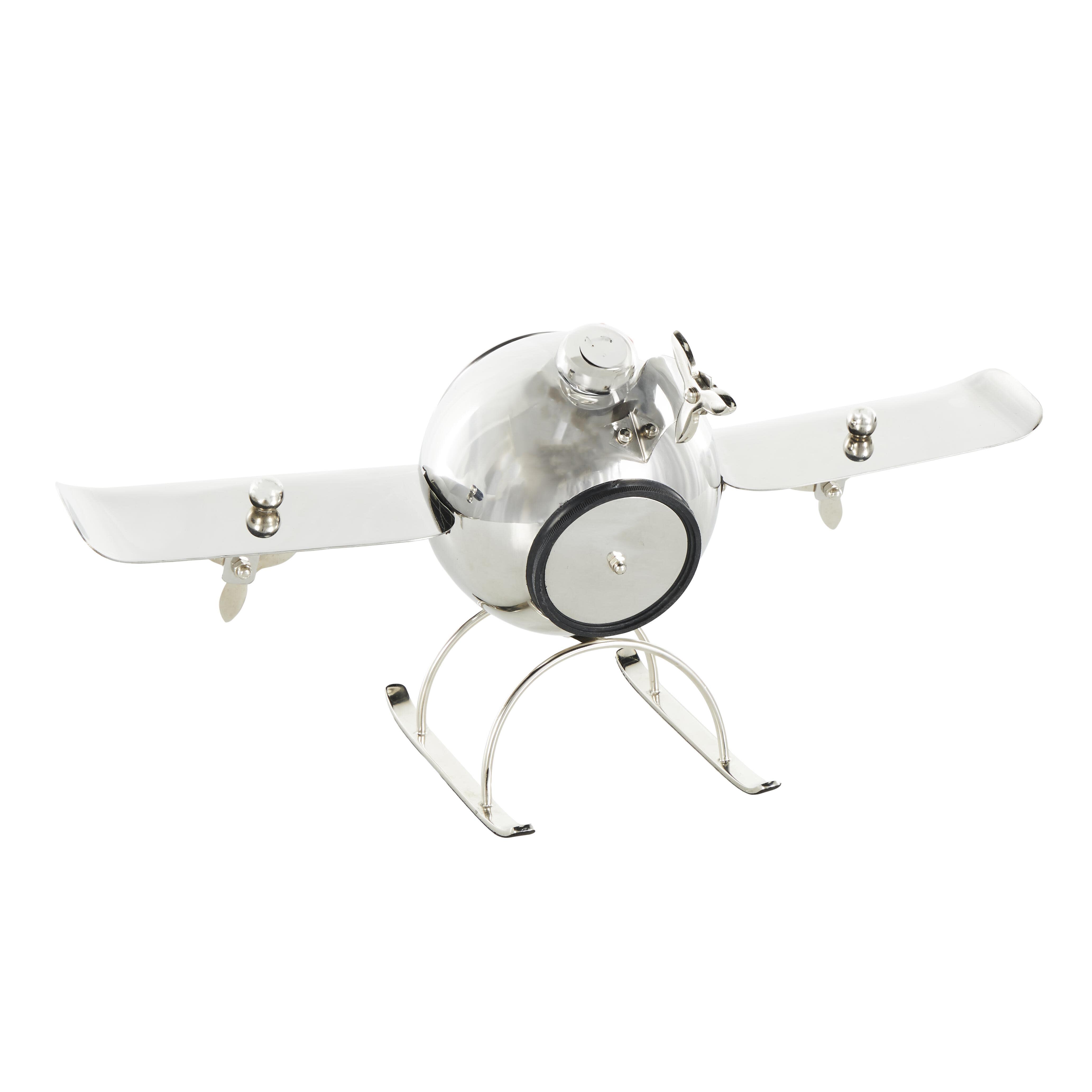 Bayberry Lane Airplane Tabletop Clock, , large