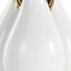 Bayberry Lane Dimensional Tulip Shaped Vase, White, large