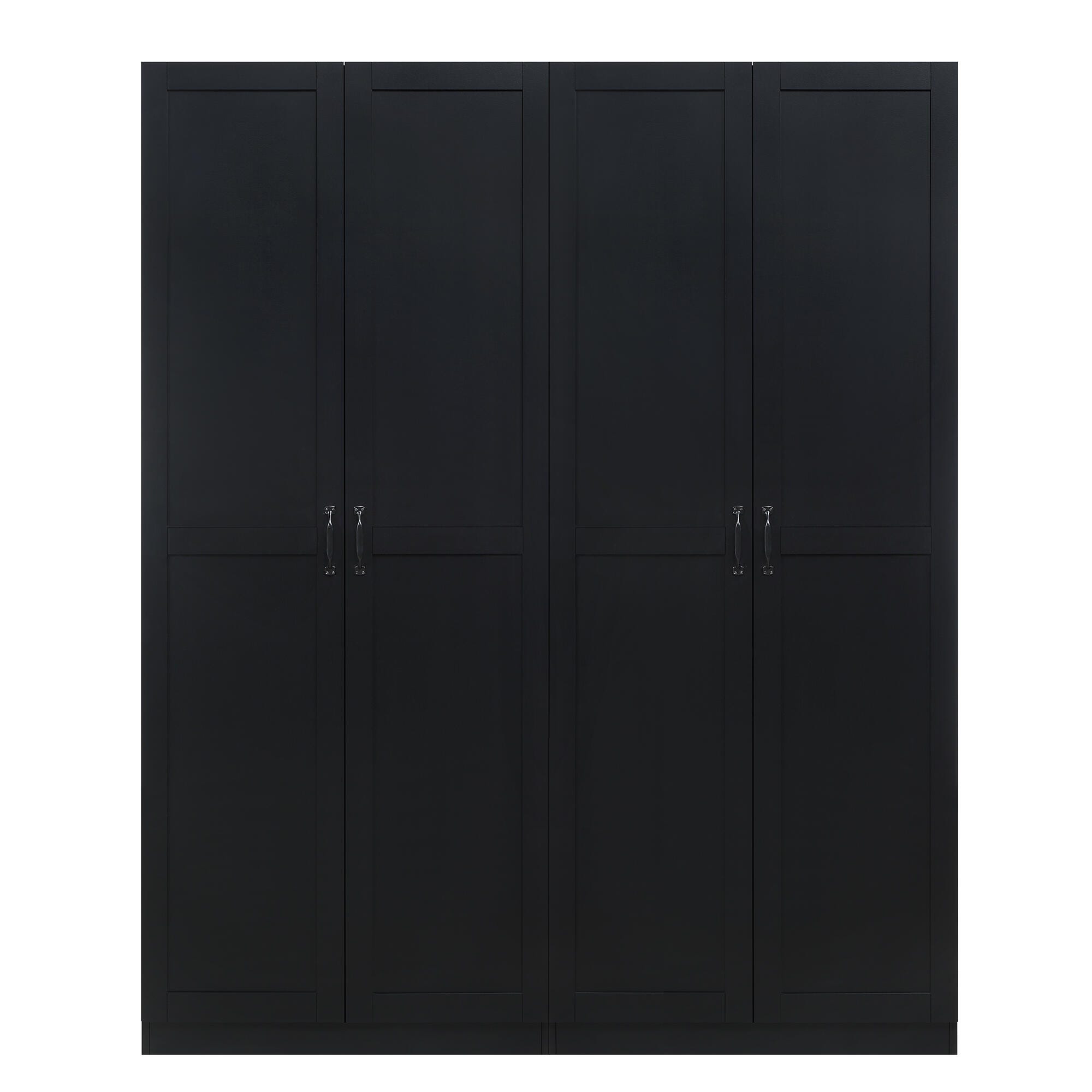 Manhattan Comfort Cornelia Storage Closet 59" Width, Black, large