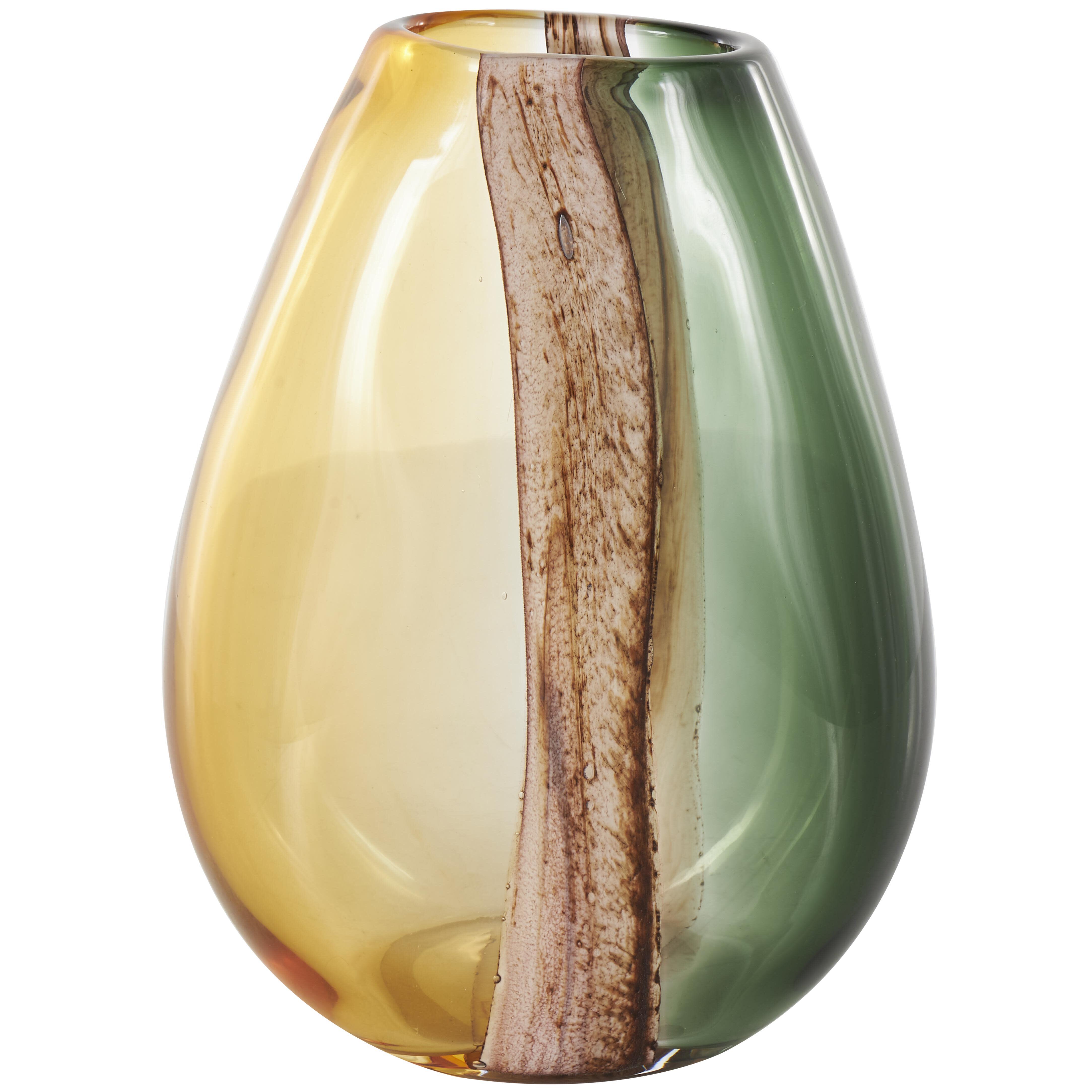 Bayberry Lane Striped Ombre Vase, , large