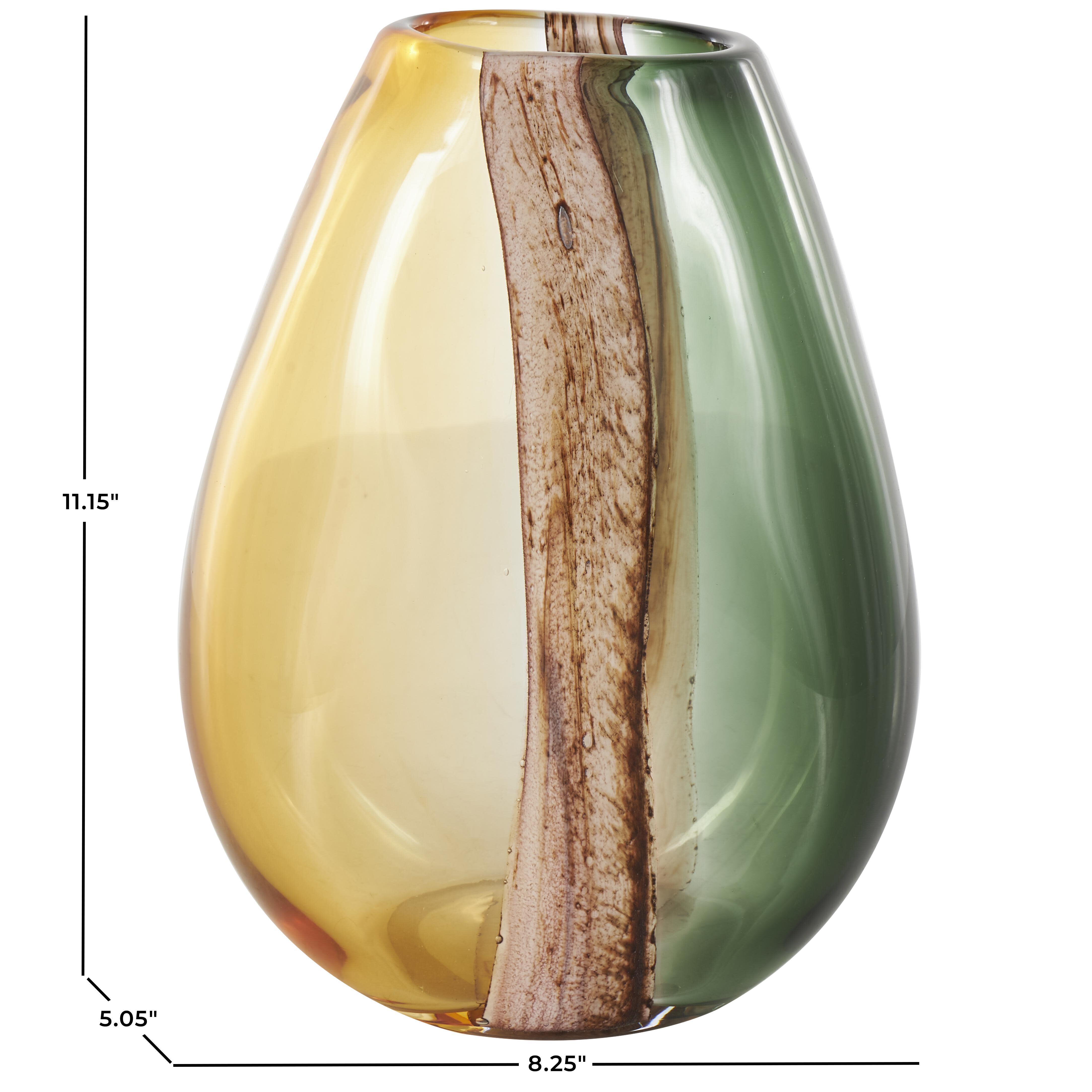 Bayberry Lane Striped Ombre Vase, , large