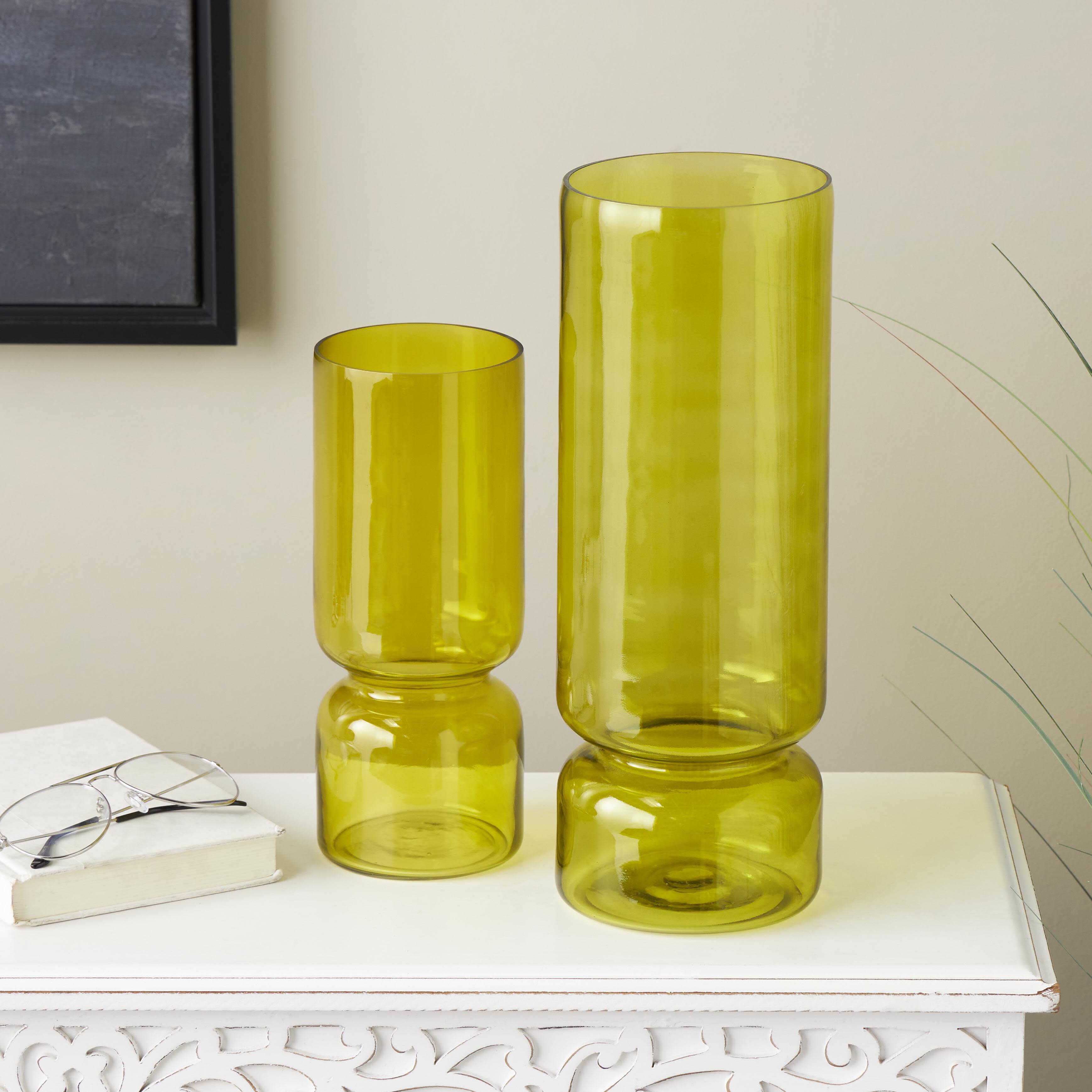 Bayberry Lane Vase (Set of 2), Green, large