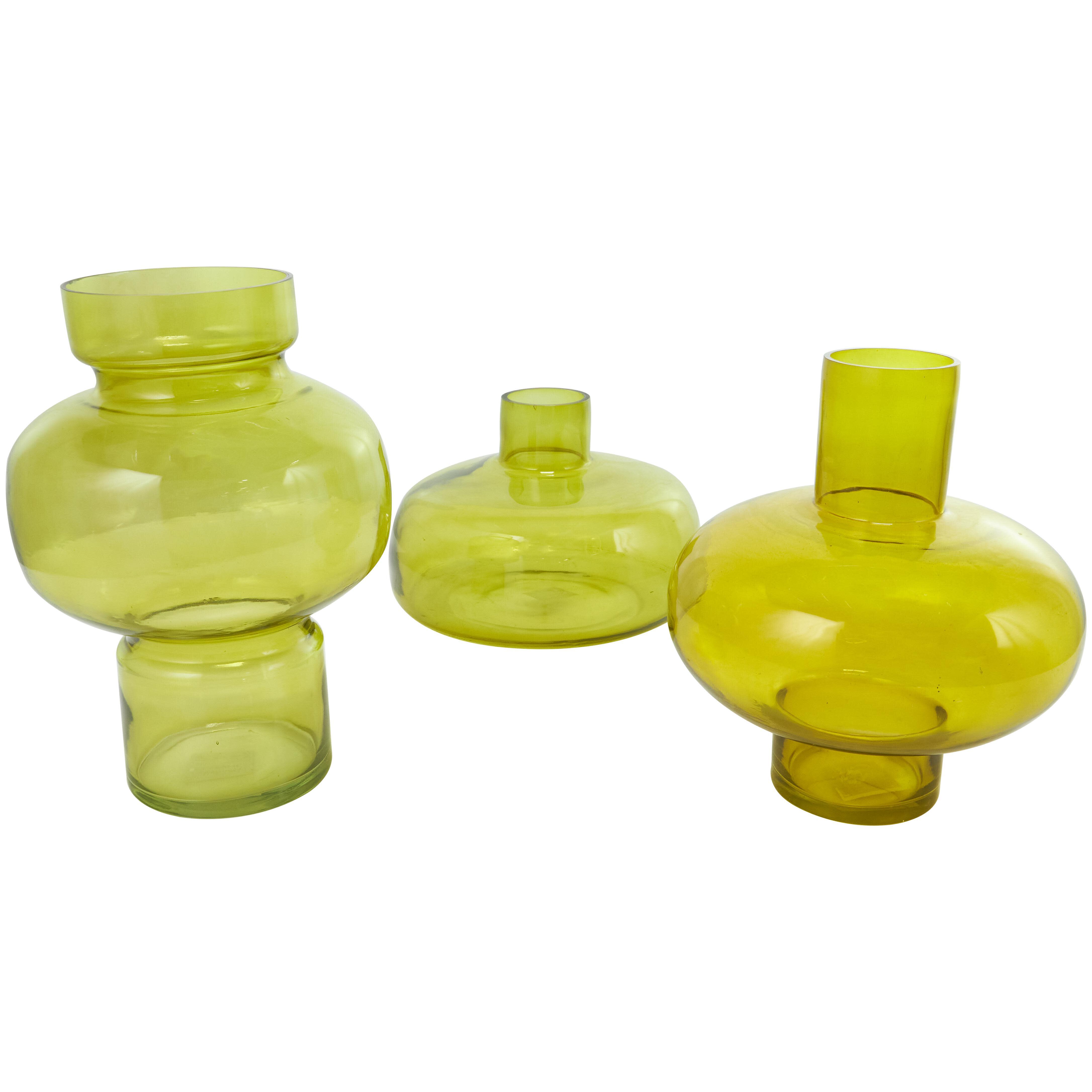 Bayberry Lane Vase (Set of 3), Green, large