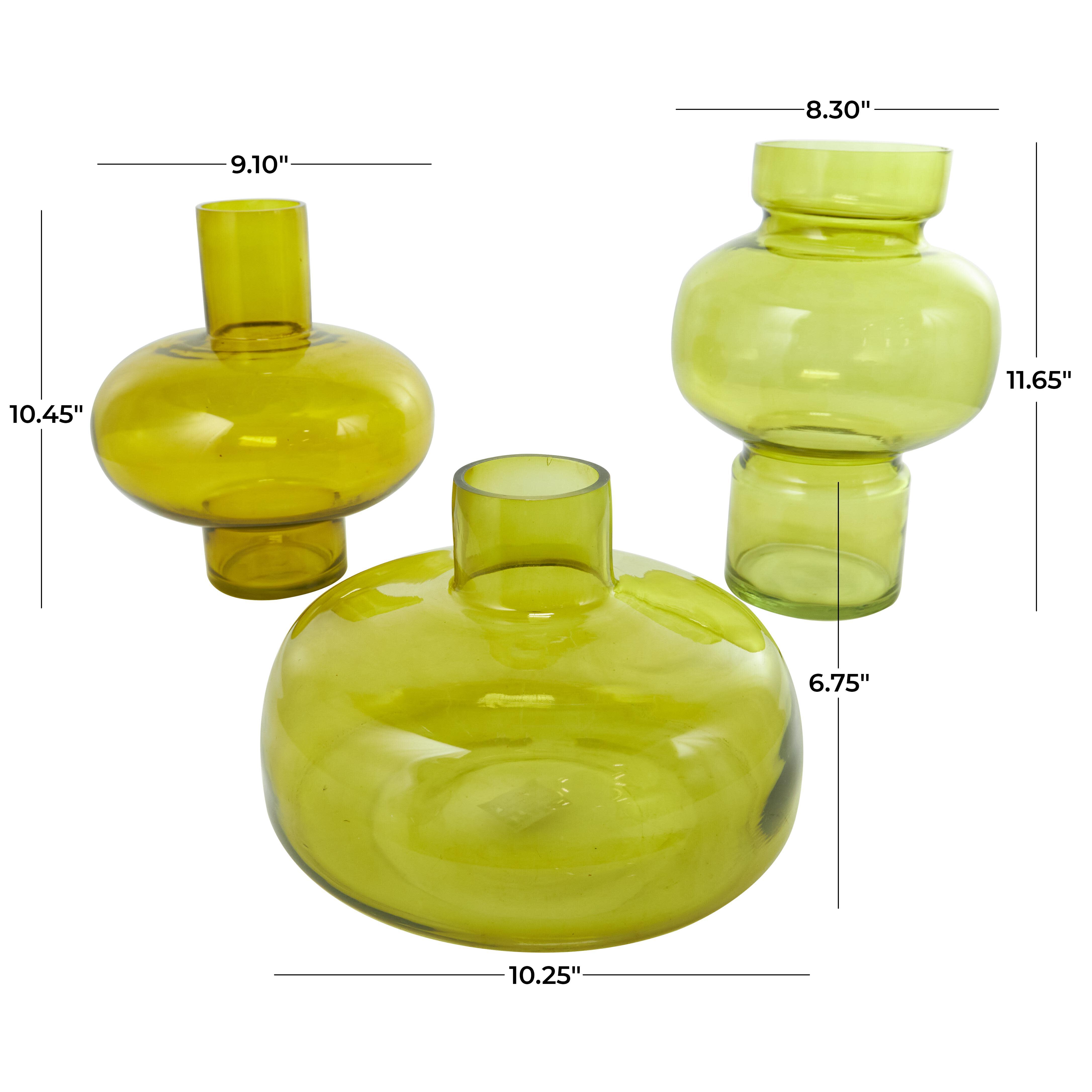 Bayberry Lane Vase (Set of 3), Green, large