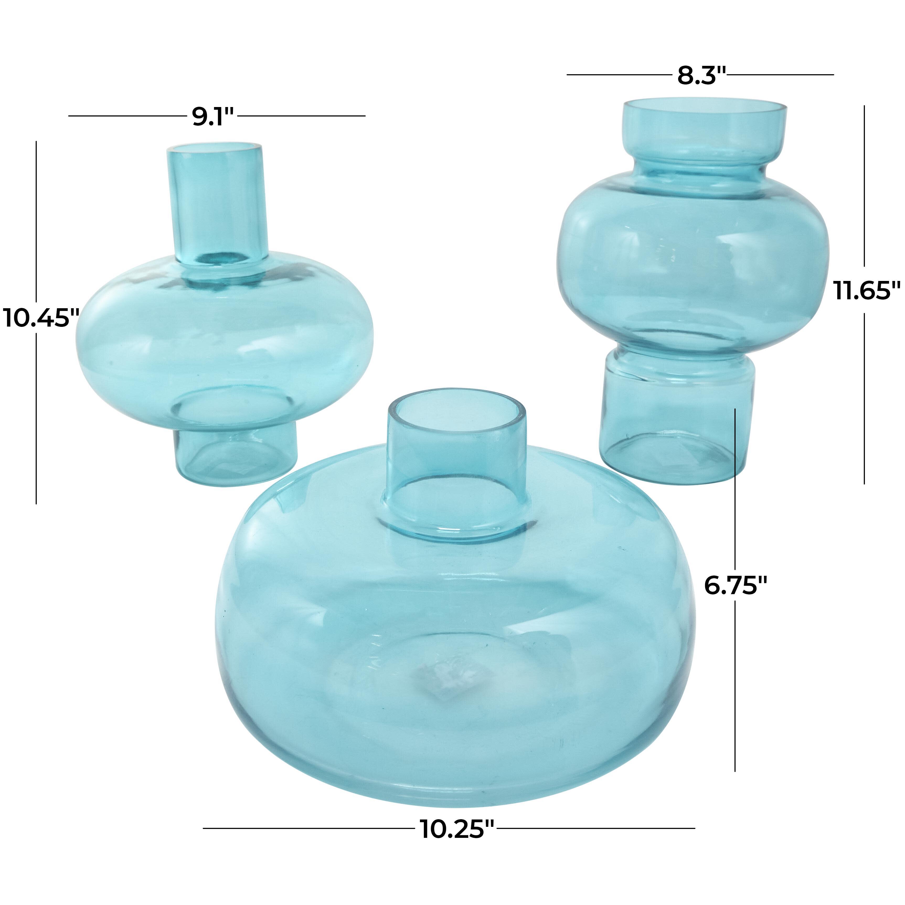 Bayberry Lane Vase (Set of 3), Blue, large