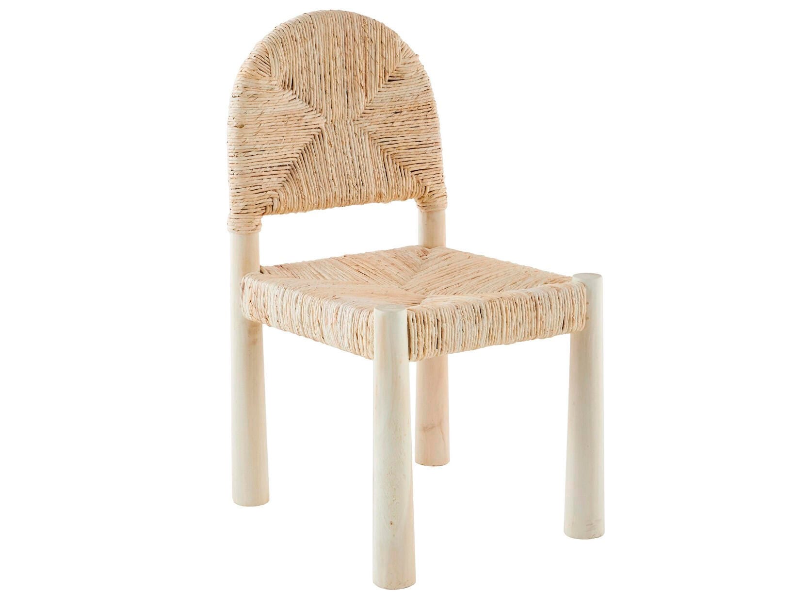 Bayberry Lane Handmade Art Deco Accent Chair (Set of 2), Cream, large