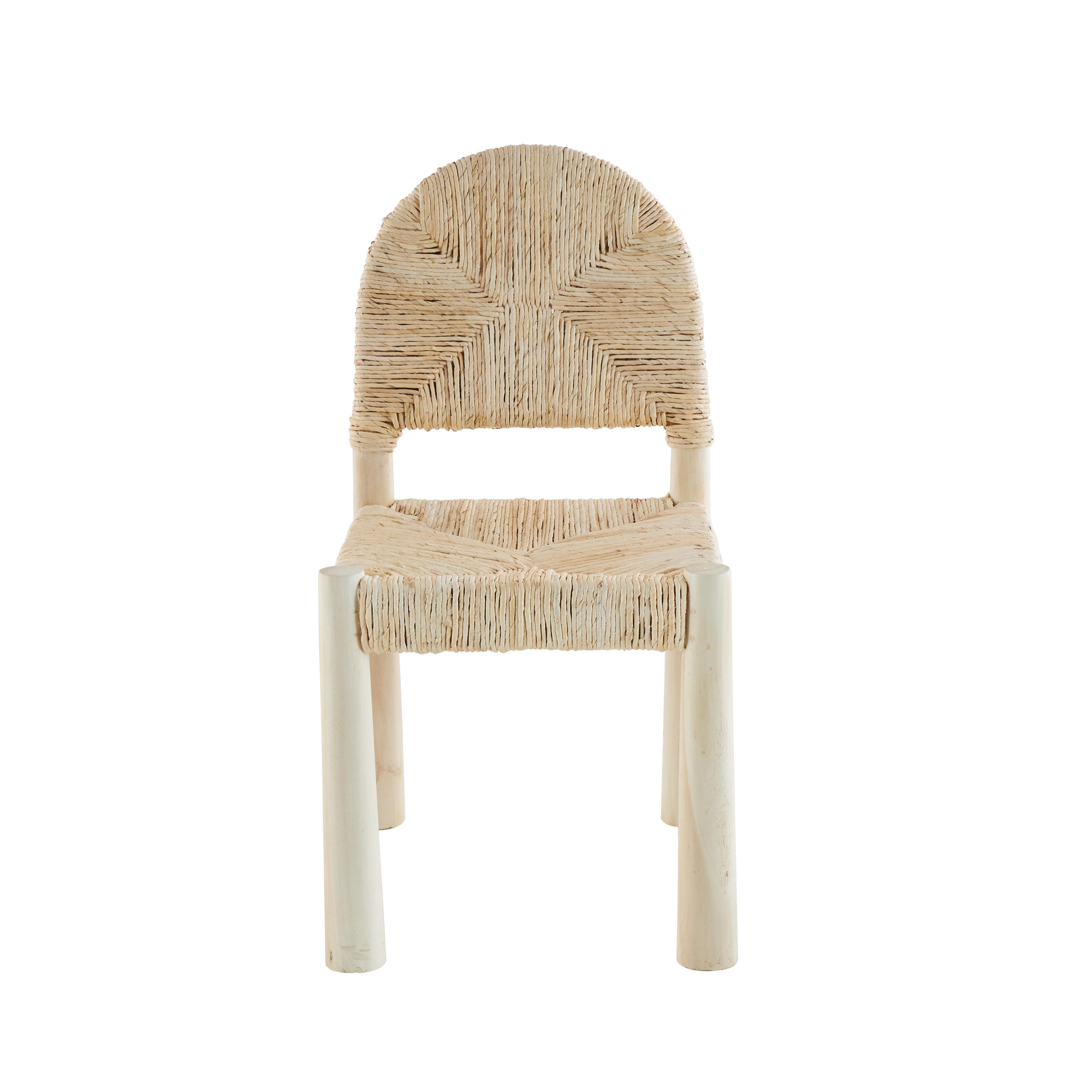 Bayberry Lane Handmade Art Deco Accent Chair (Set of 2), Cream, large