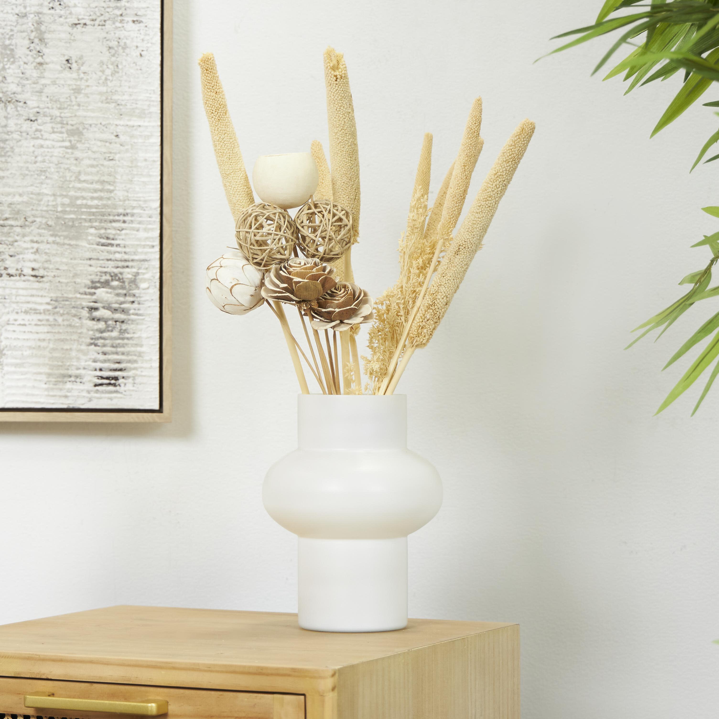 Bayberry Lane Dried Plant Cattail Handmade Floral Wheat Grass Bouquet, , rollover