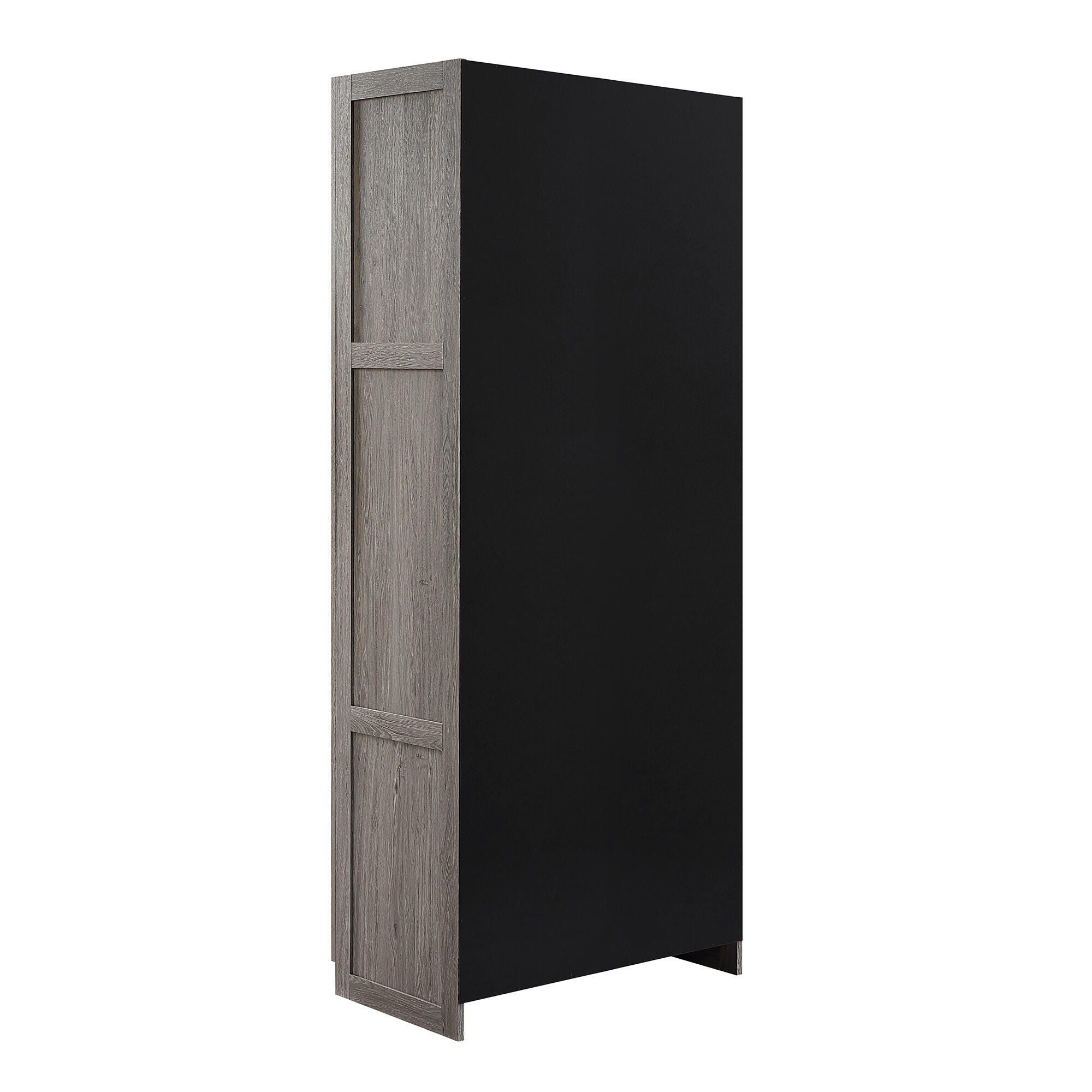 Manhattan Comfort Cornelia Storage Closet 59" Width, Gray, large