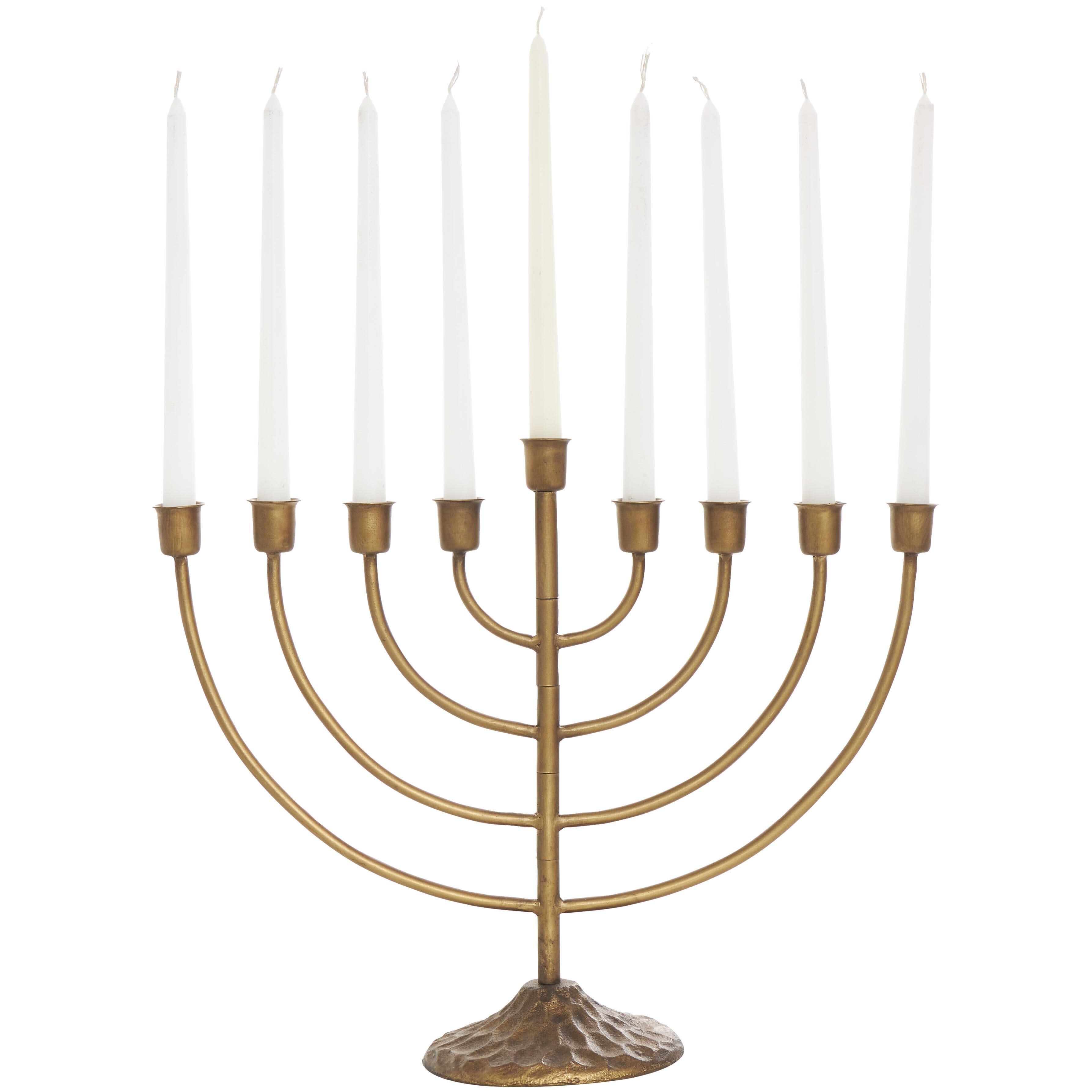 Bayberry Lane Layered Arch Candelabra with Textured Base, , large