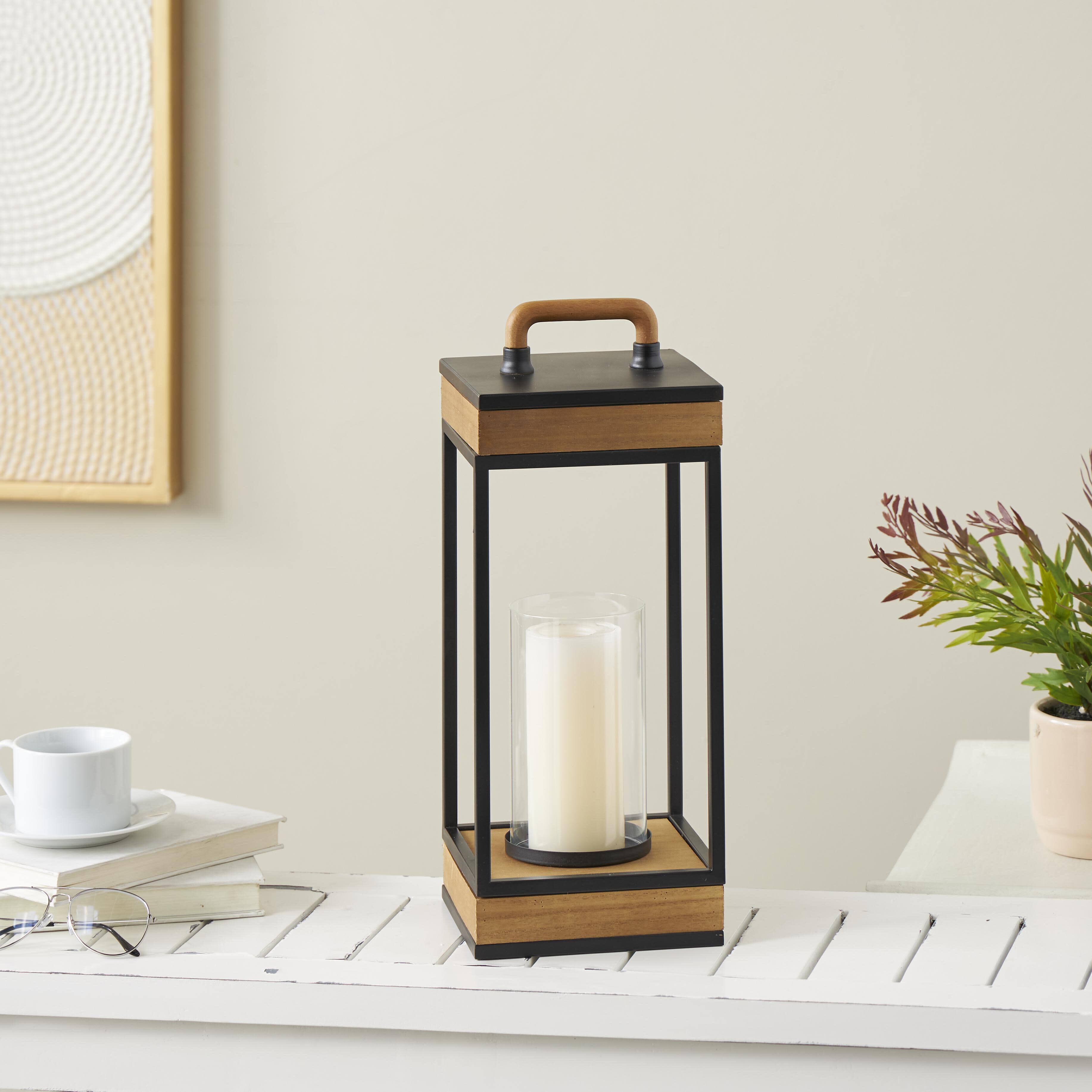 Bayberry Lane Open Frame Candle Lantern, , rollover