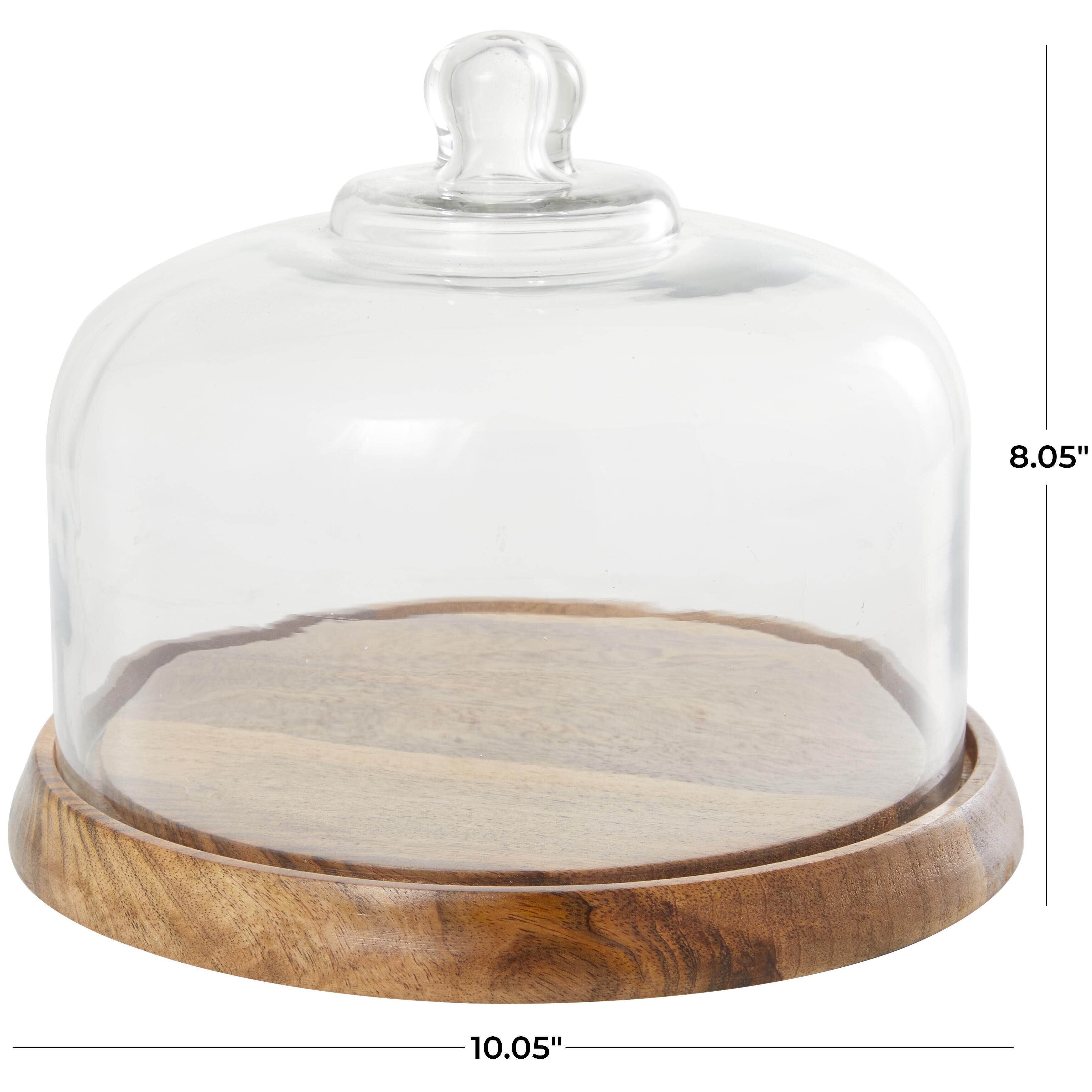 Bayberry Lane Cake Stand with Glass Cloche, , large