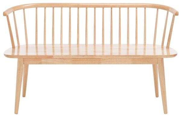 Safavieh Blanchard Spindle Bench, , large