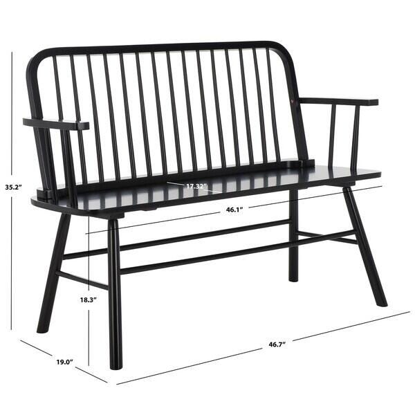 Safavieh Lucilia Spindle Bench, , large
