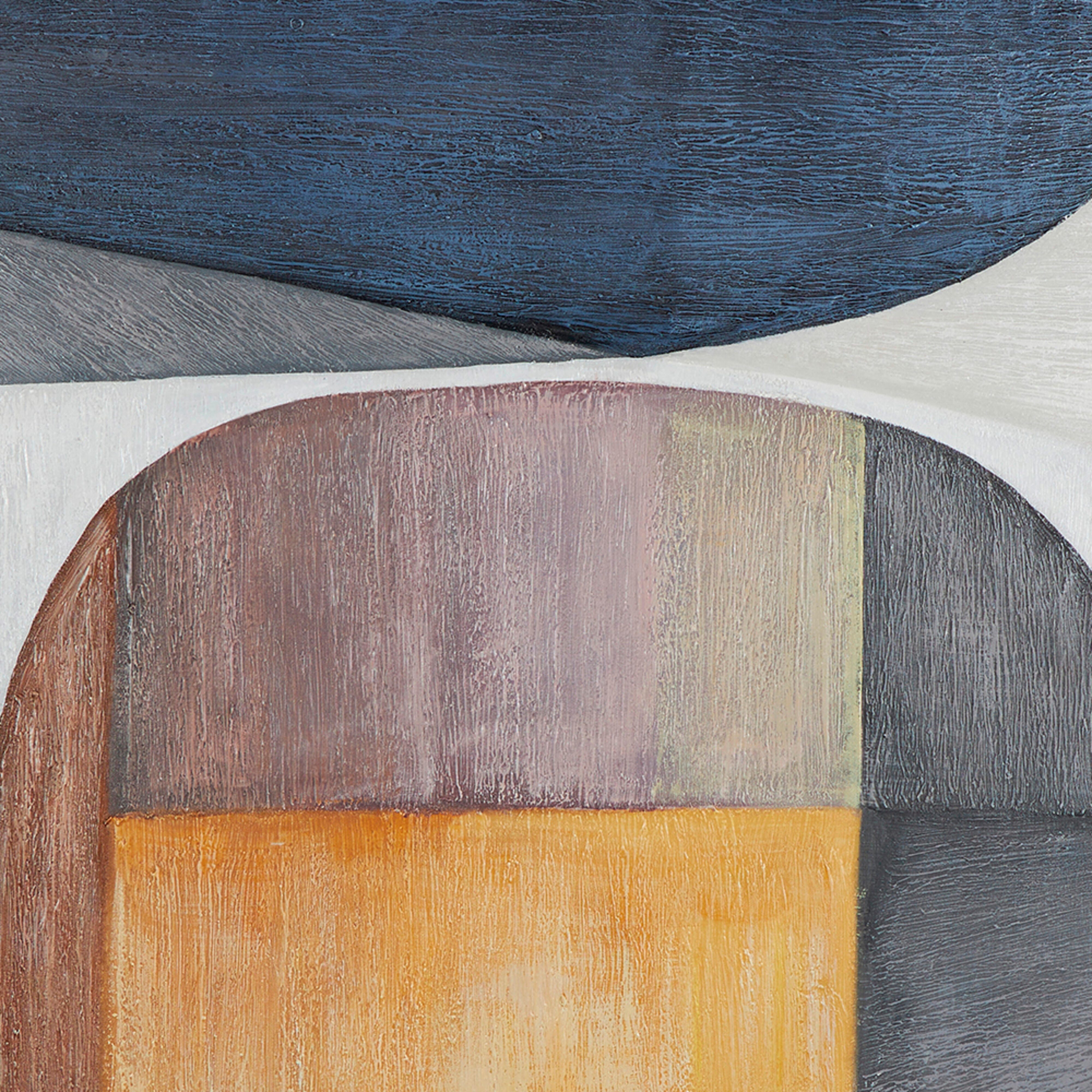 Bayberry Lane Colorblock Abstract Framed Wall Art with Frame 30" x 39", , swatch