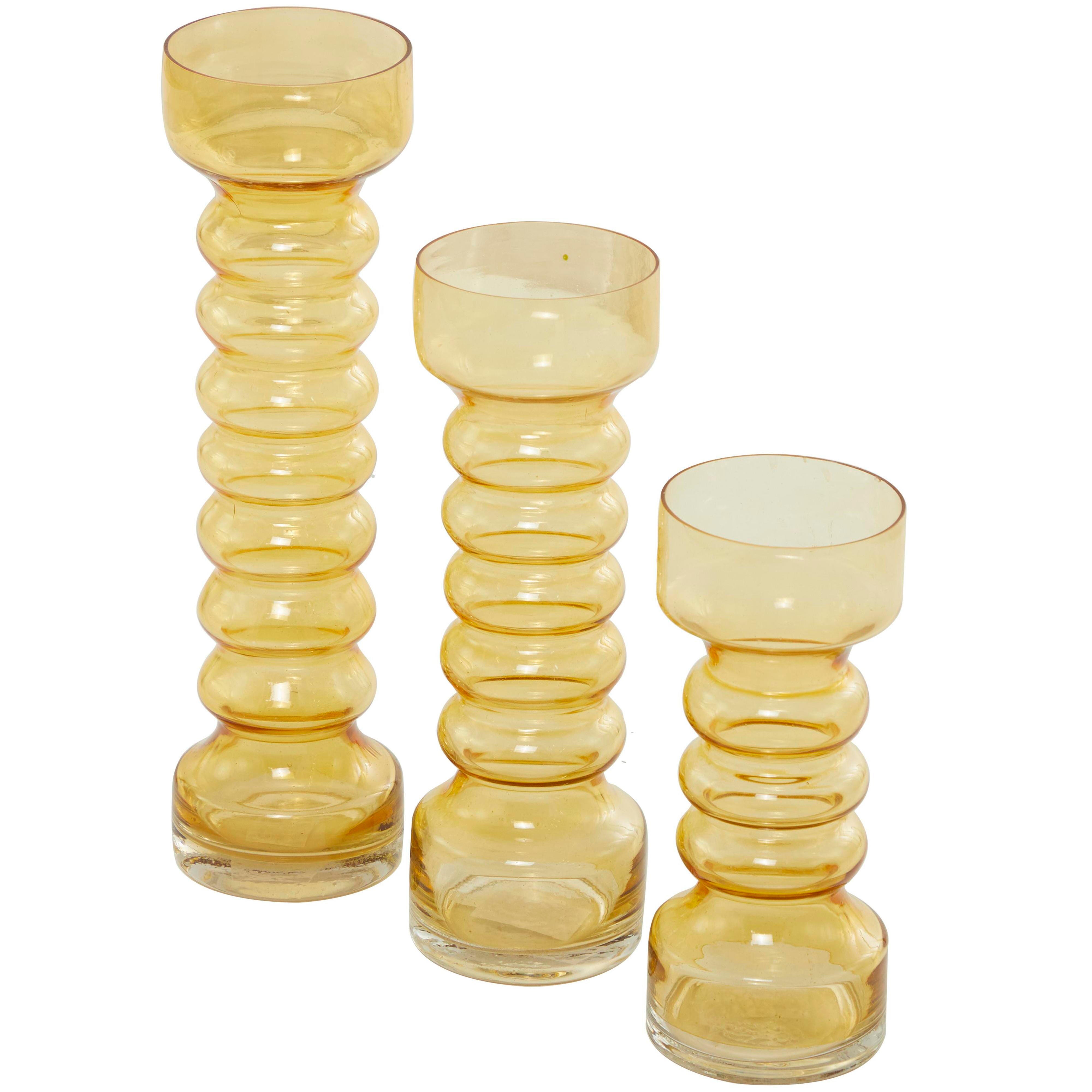 Bayberry Lane Bubble Pillar Candle Holder (Set of 3), , large