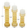 Bayberry Lane Bubble Pillar Candle Holder (Set of 3), , large