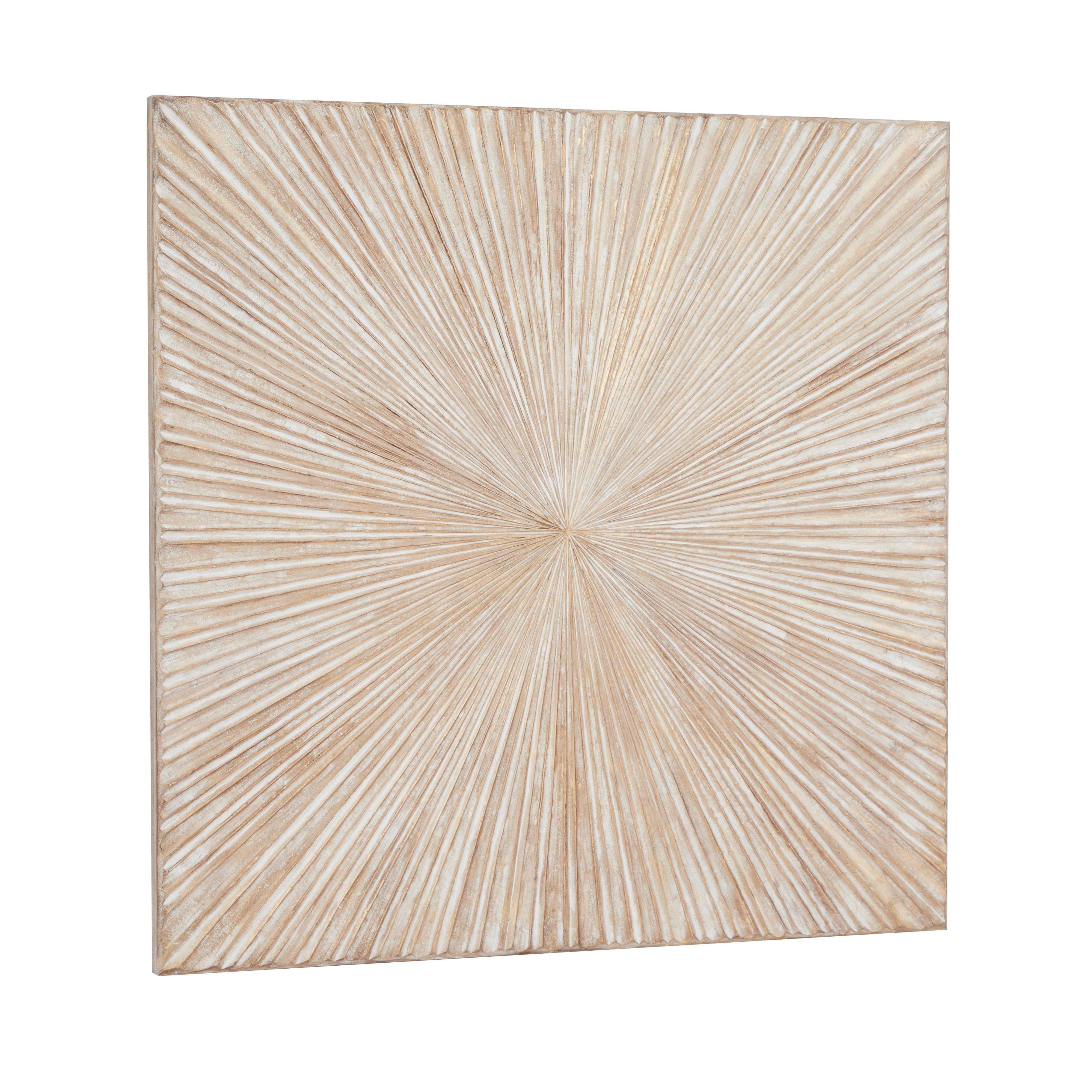Bayberry Lane Handmade Carved Starburst Wall DÃ©cor, , large