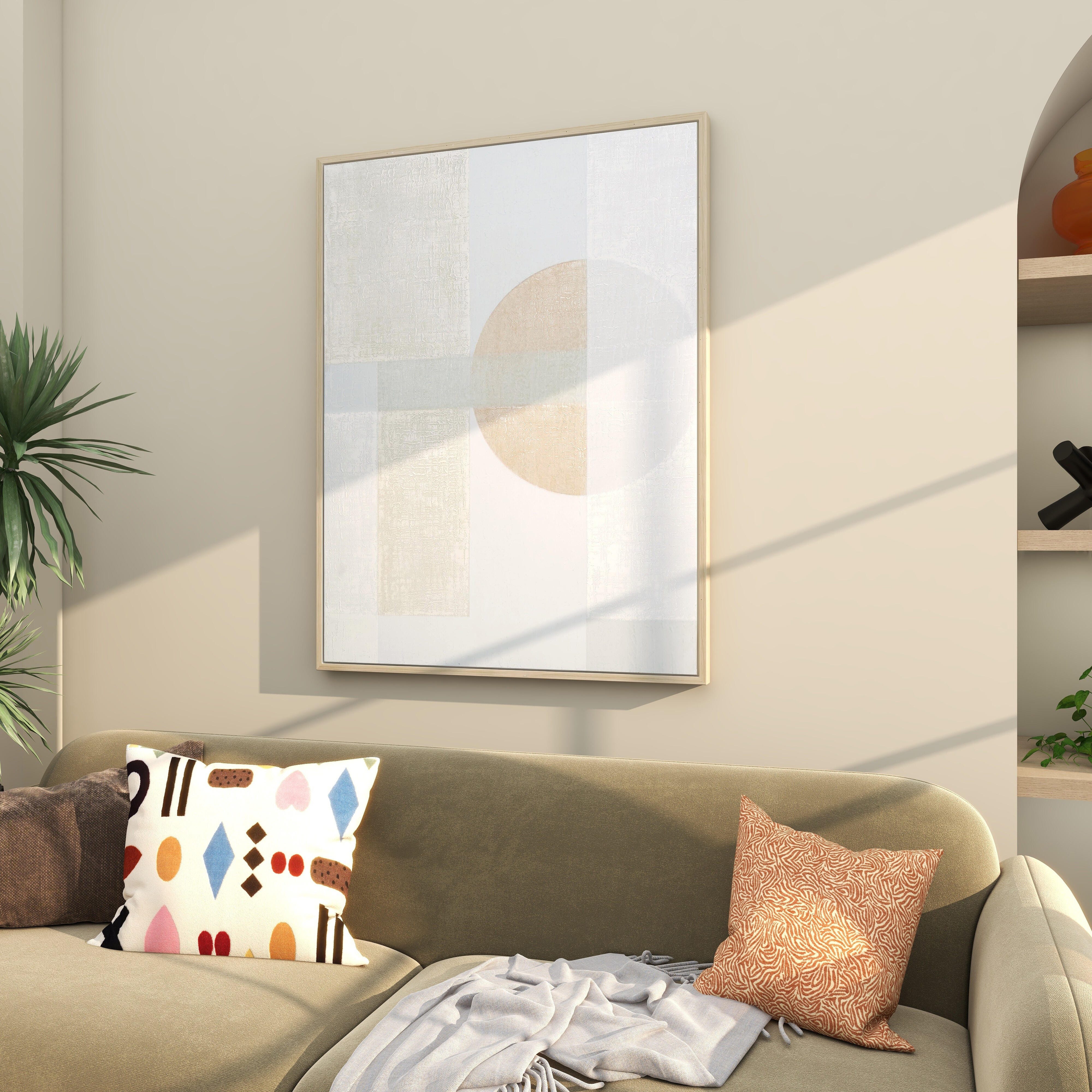 Bayberry Lane Abstract Framed Wall Art 36" x 47", , large