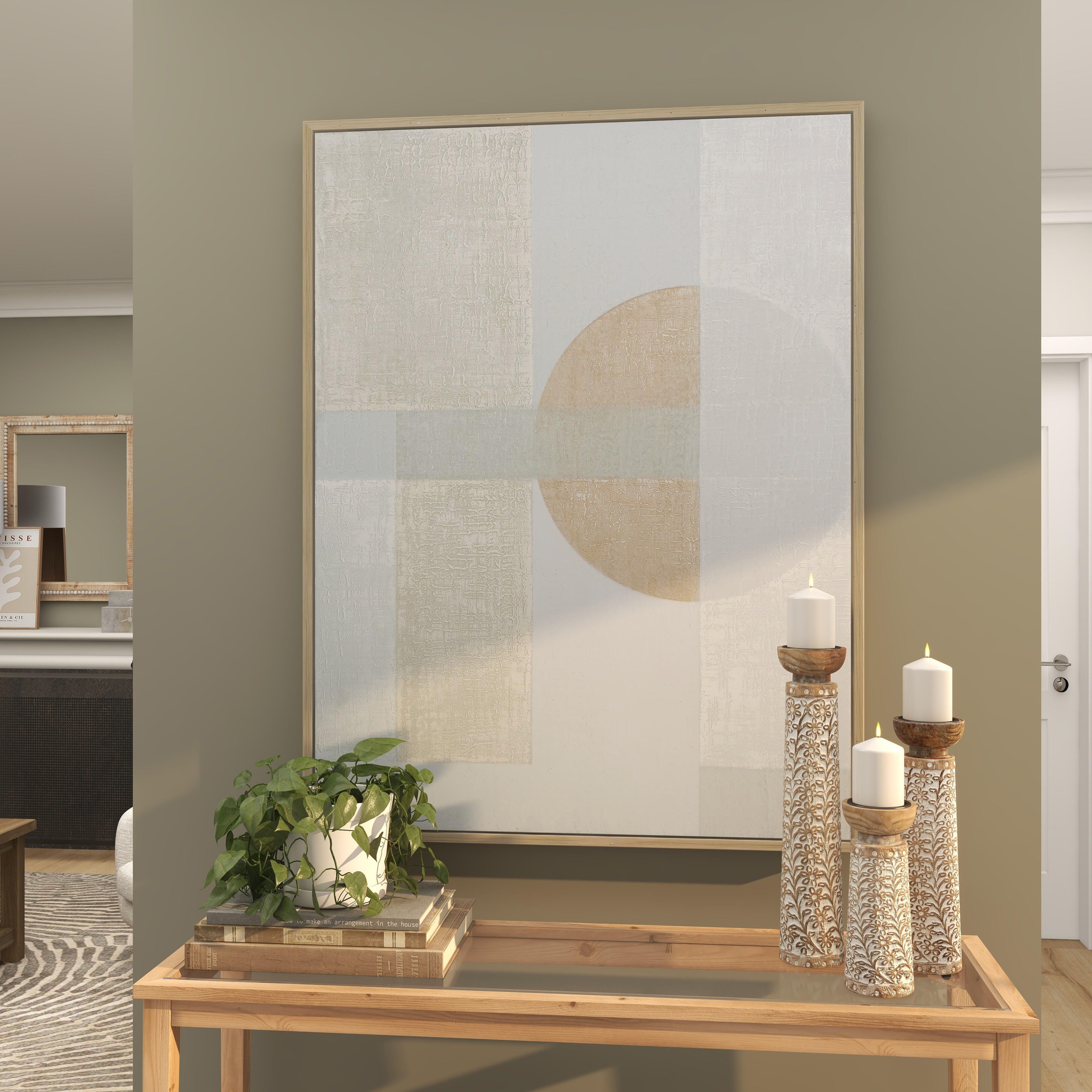 Bayberry Lane Abstract Framed Wall Art 36" x 47", , large