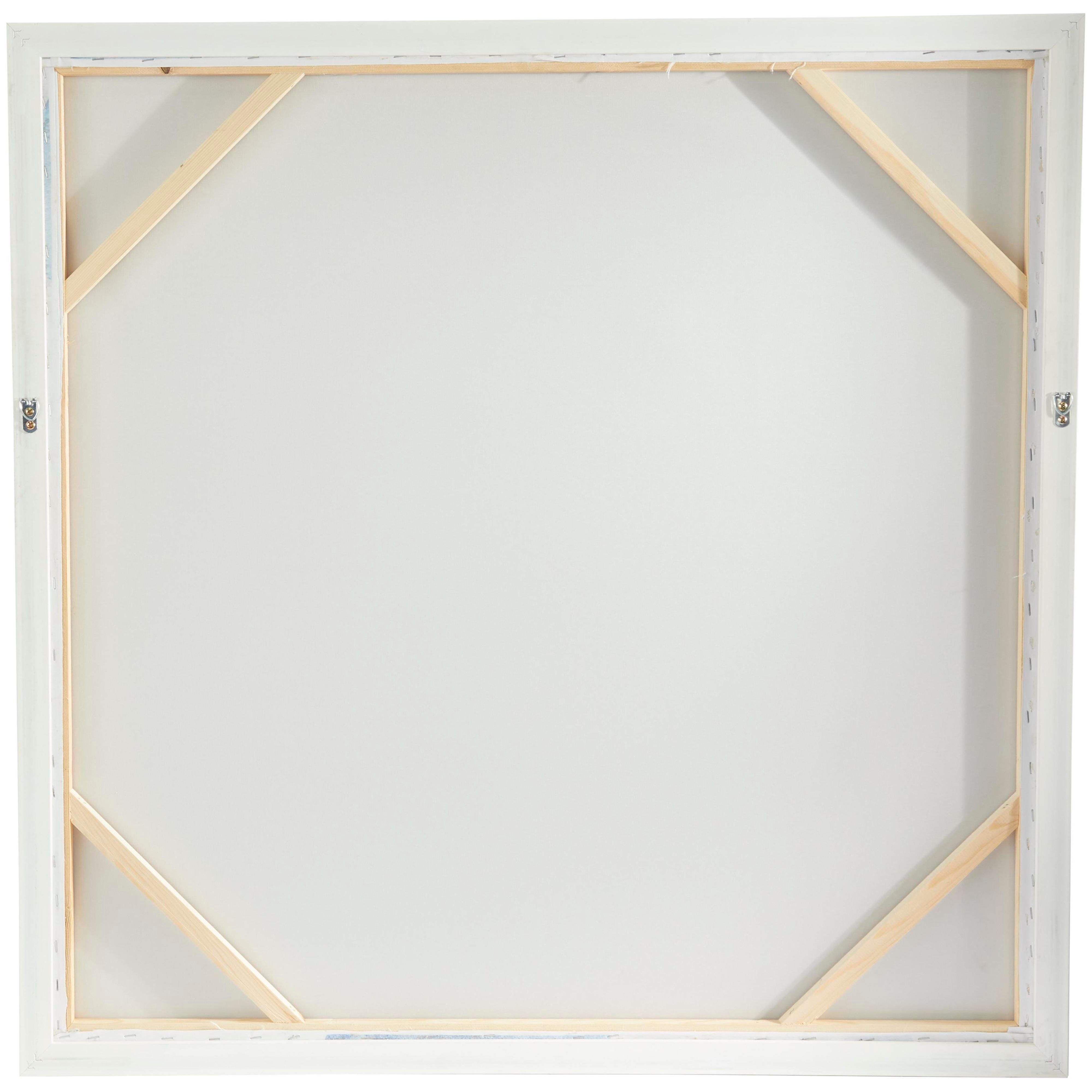 Bayberry Lane Overlapping Circle Abstract Framed Wall Art 37" x 37", , large