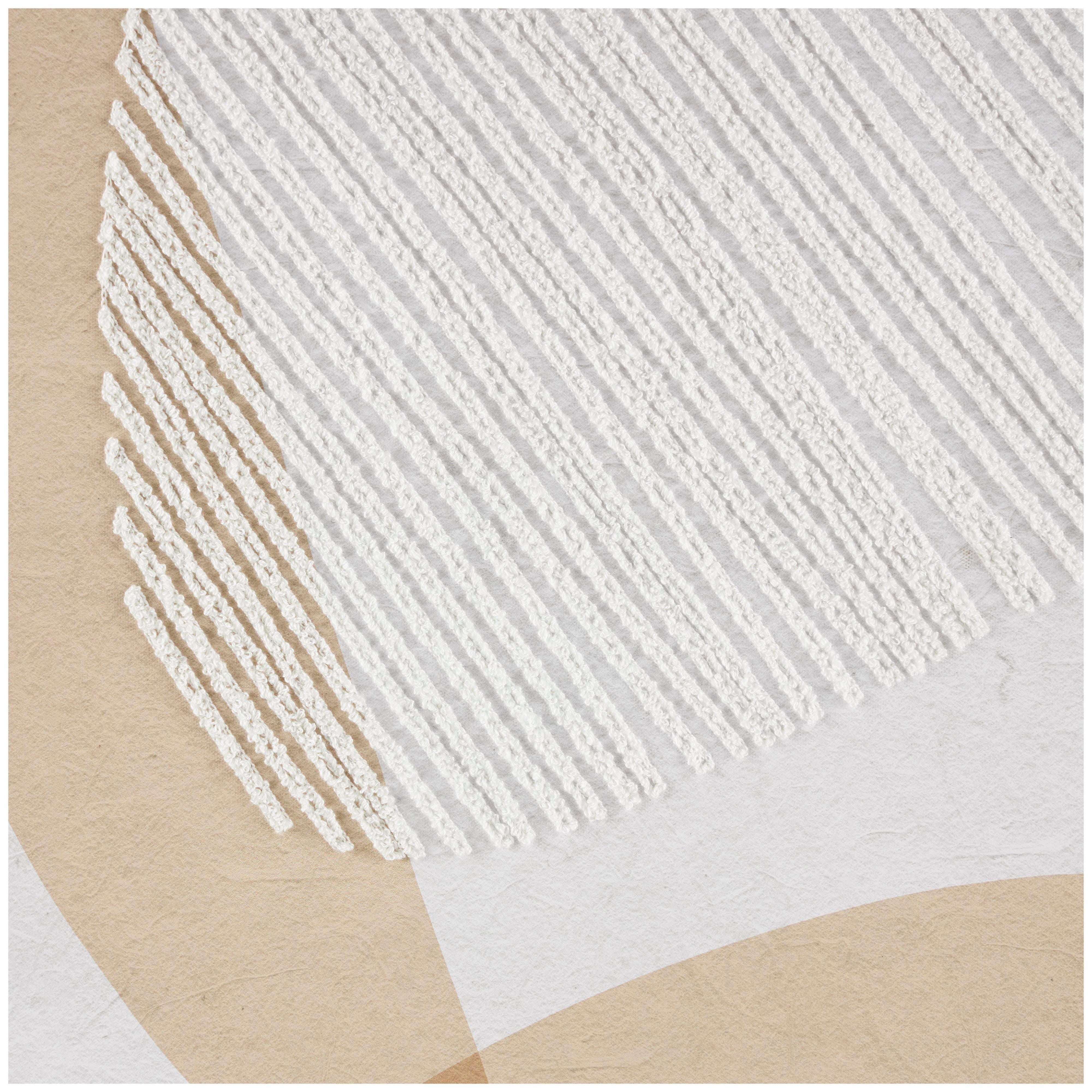 Bayberry Lane Abstract Overlapping Shapes Framed Wall Art 25" x 37 ", , large
