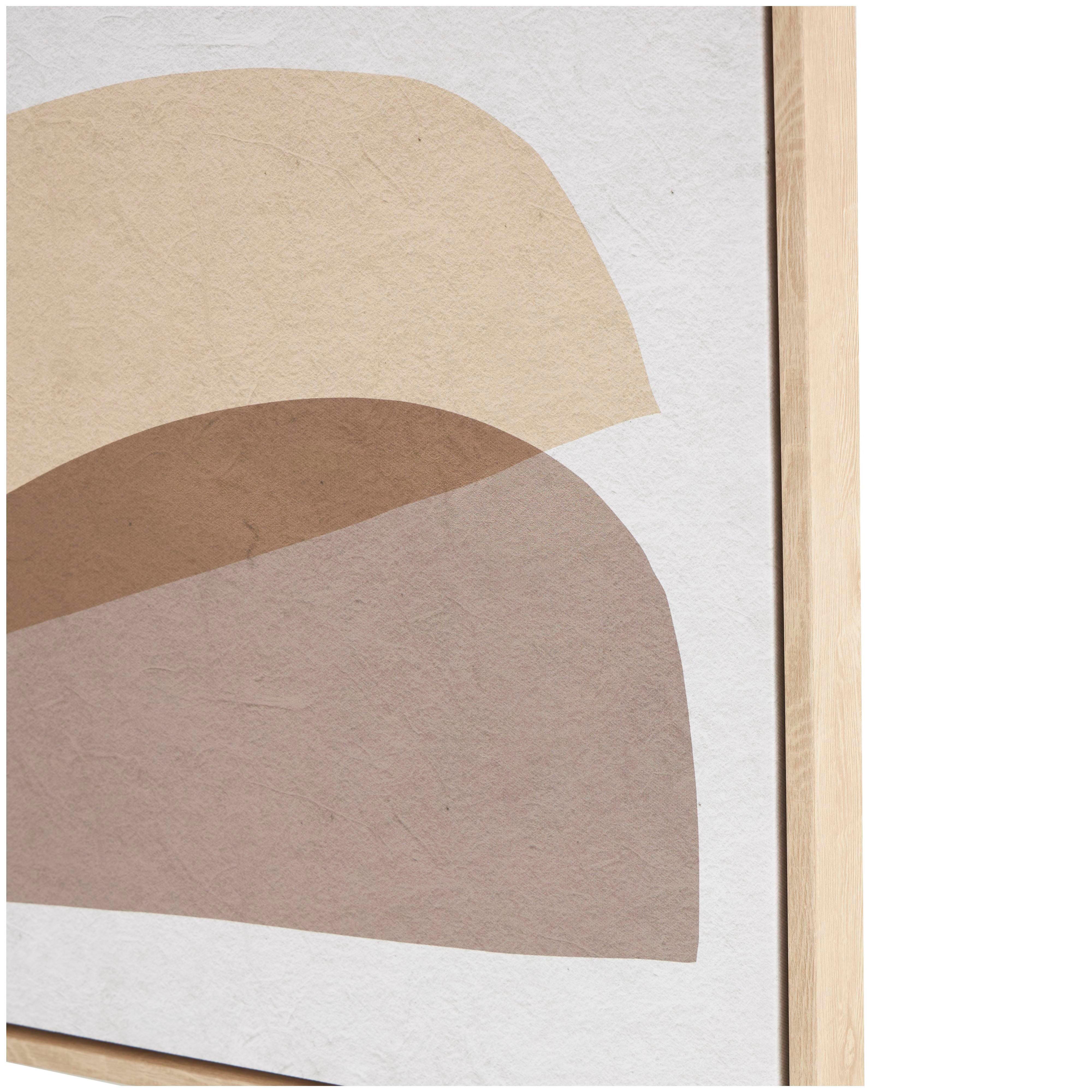 Bayberry Lane Abstract Overlapping Shapes Framed Wall Art 25" x 37 ", , large