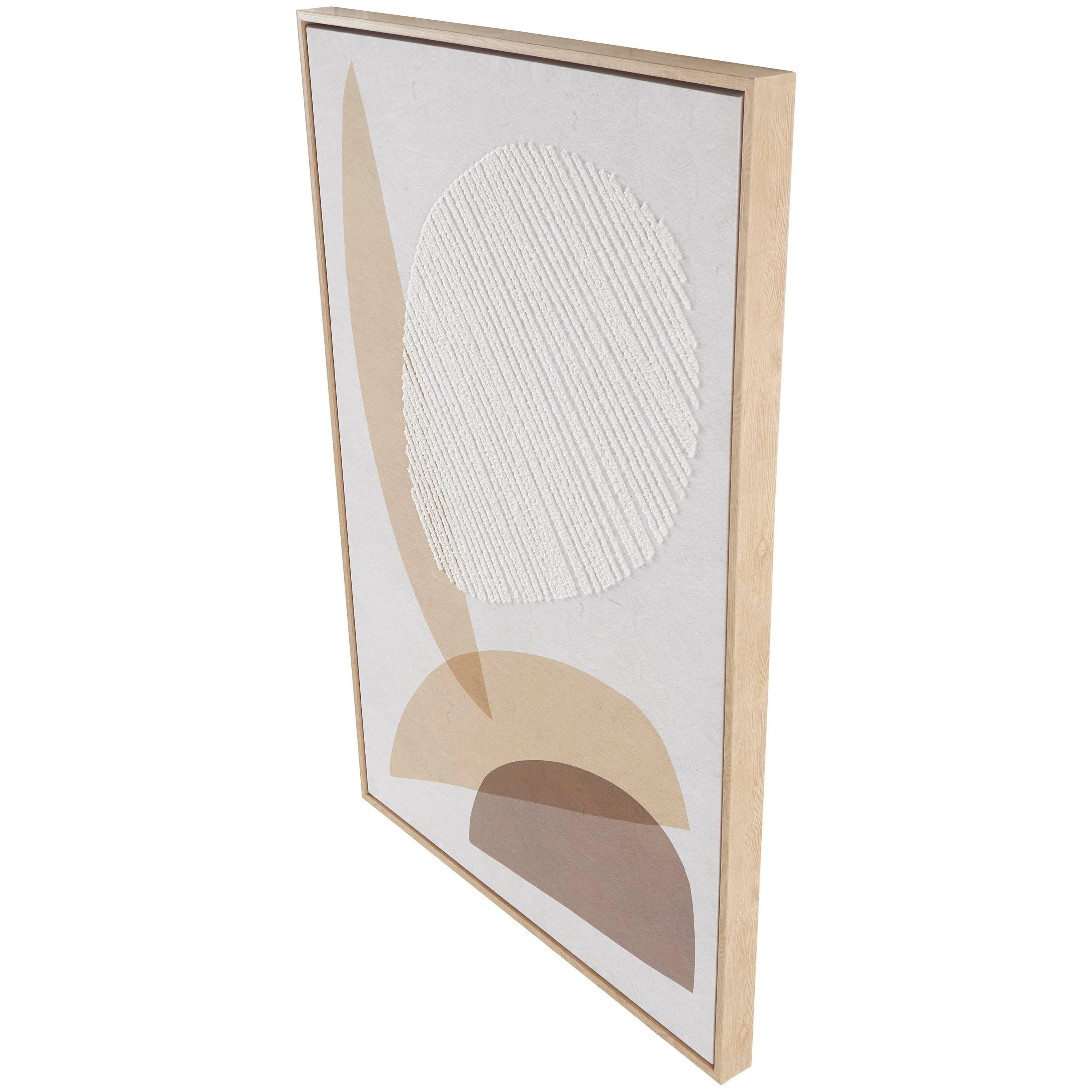 Bayberry Lane Abstract Overlapping Shapes Framed Wall Art 25" x 37 ", , large
