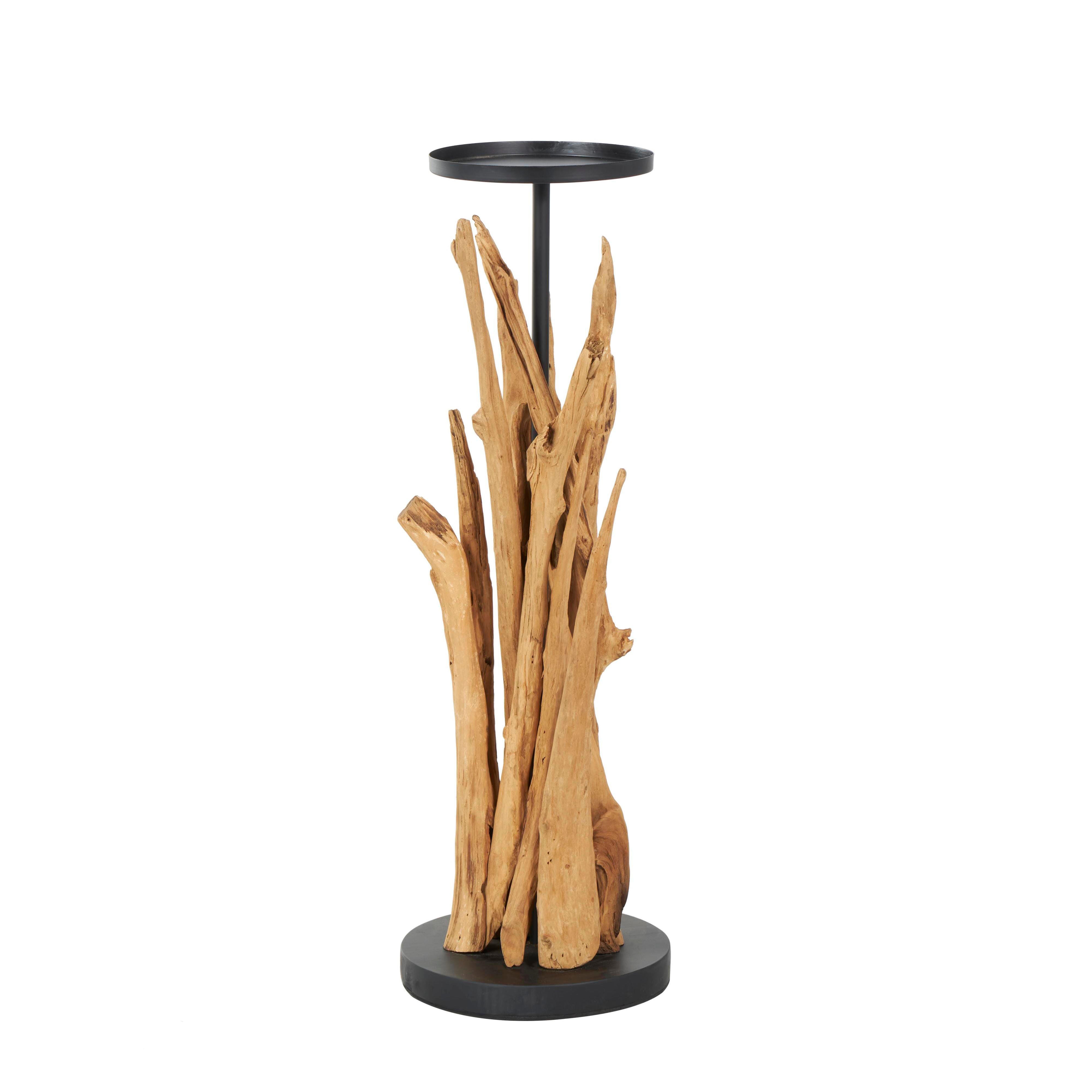 Bayberry Lane Handmade Tall Tree Branch Floor Candle Holder, , large
