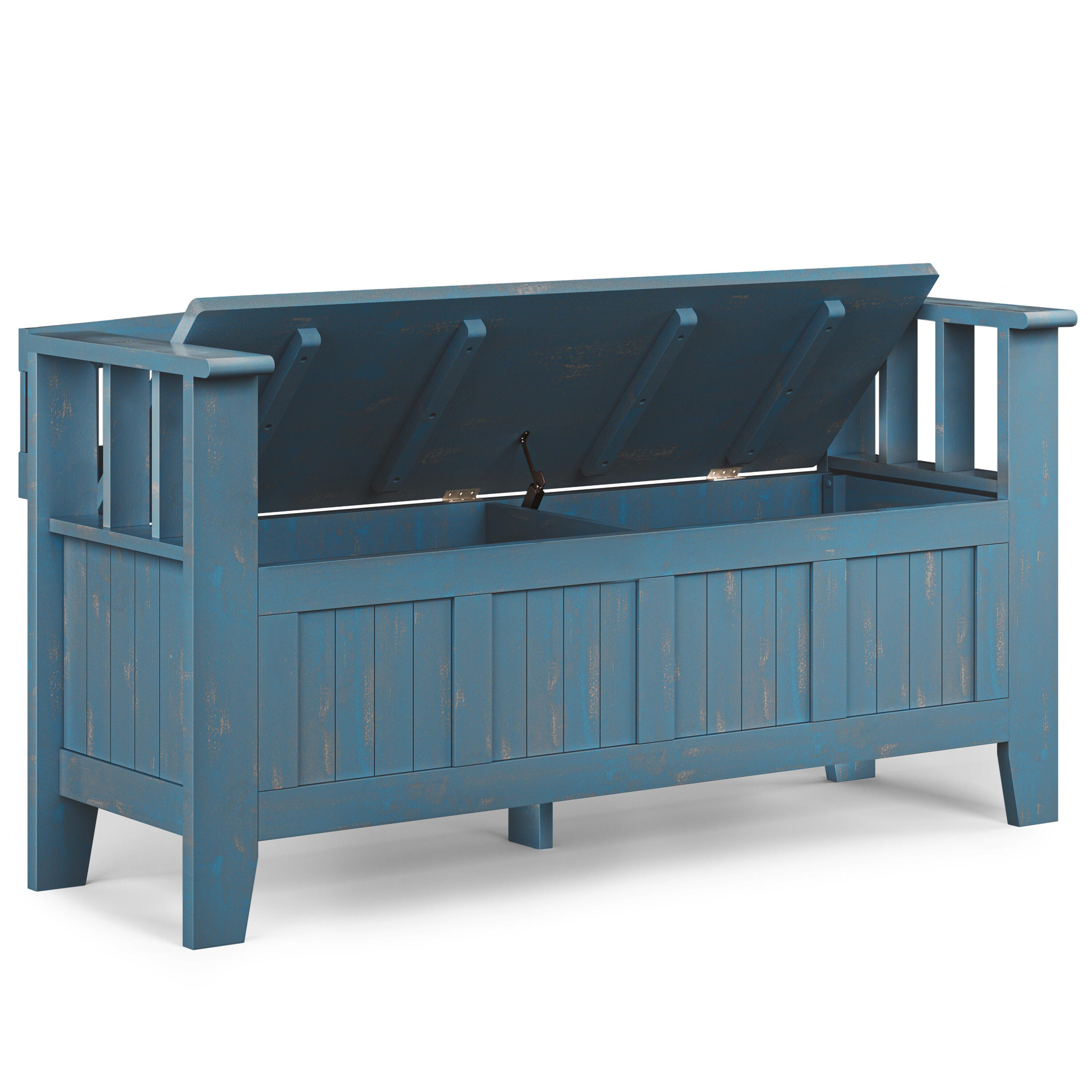 Simpli Home Acadian Entryway Storage Bench, , large
