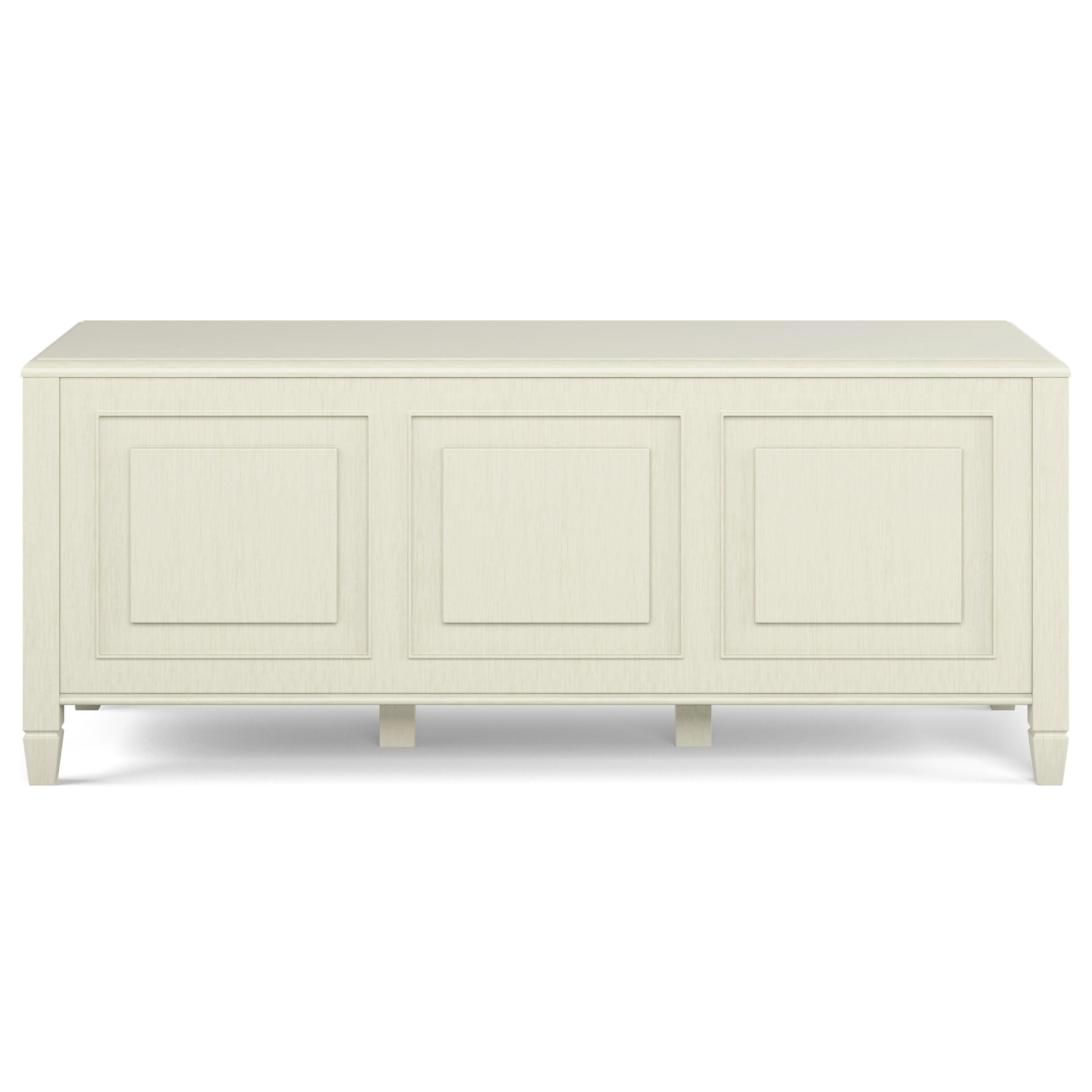 Simpli Home Connaught Storage Bench Trunk, Antique White, large