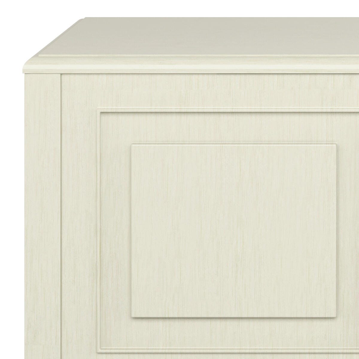 Simpli Home Connaught Storage Bench Trunk, Antique White, large