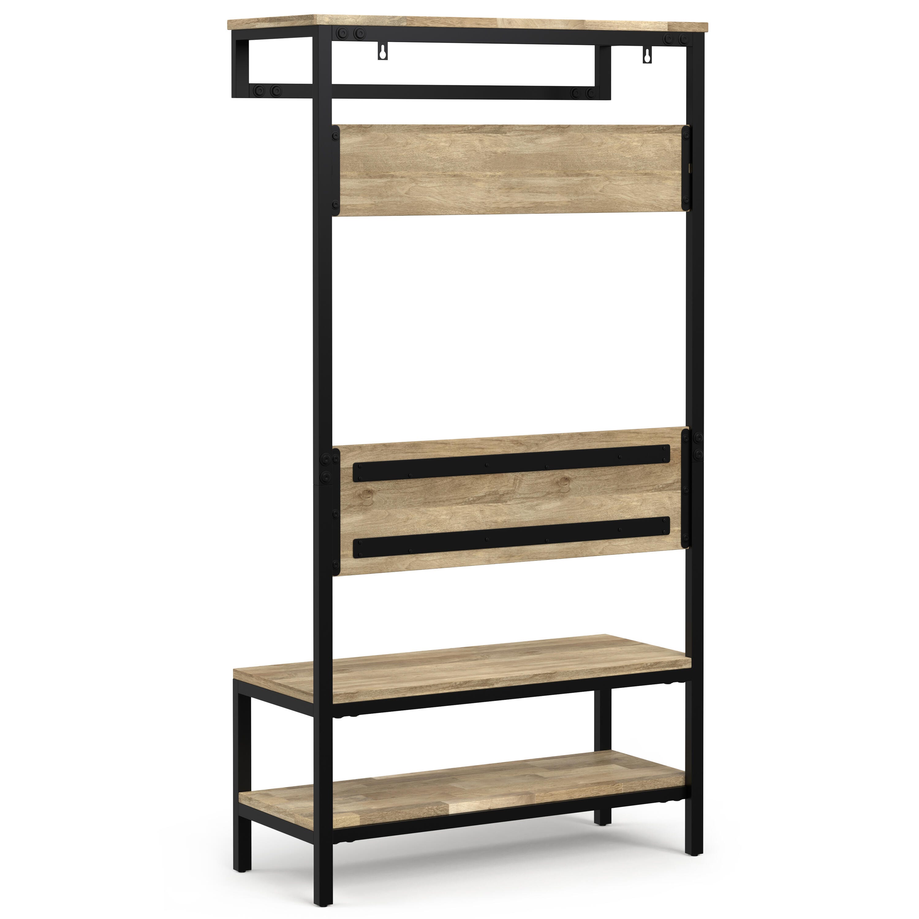 Simpli Home Westmont Entryway Hall Tree Bench, , large