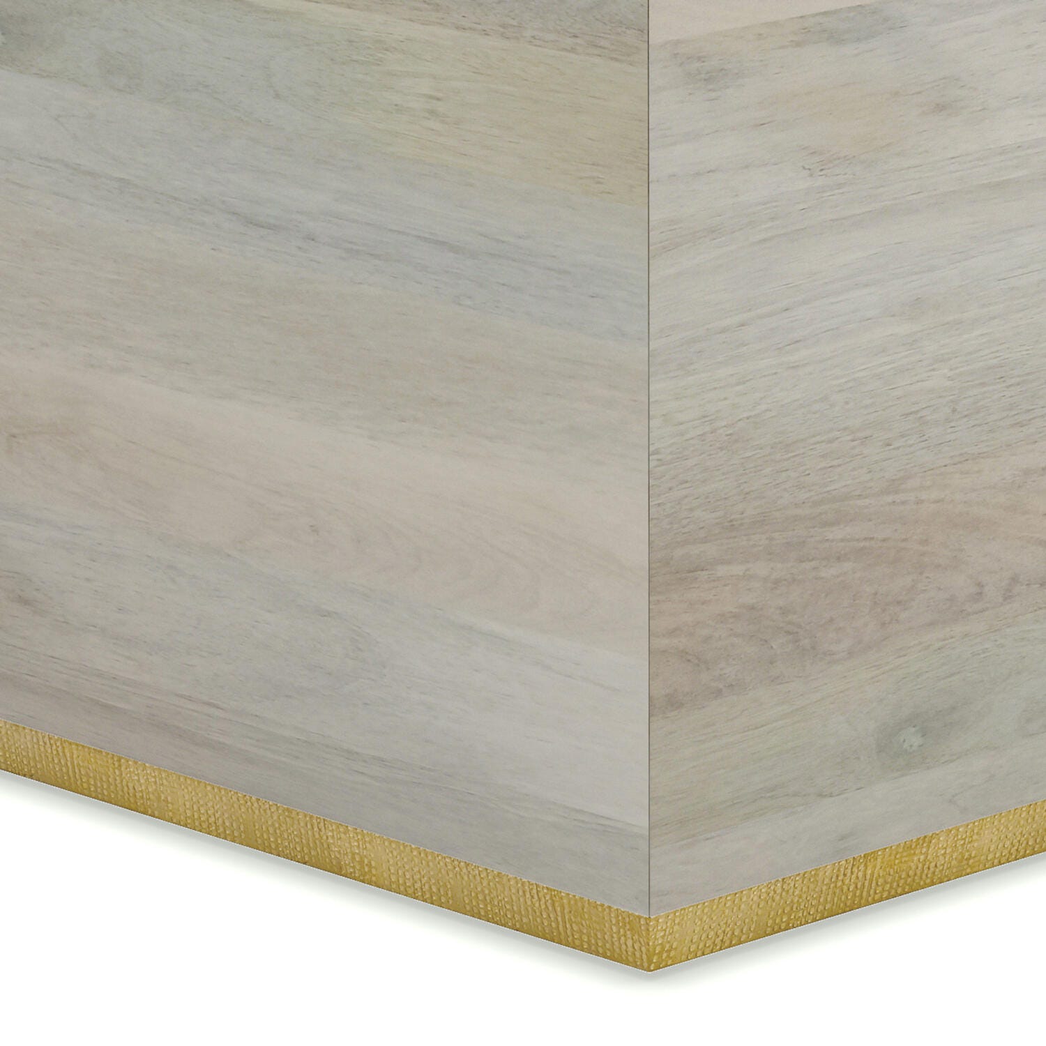 Simpli Home Abba Coffee Table, White Wash, large