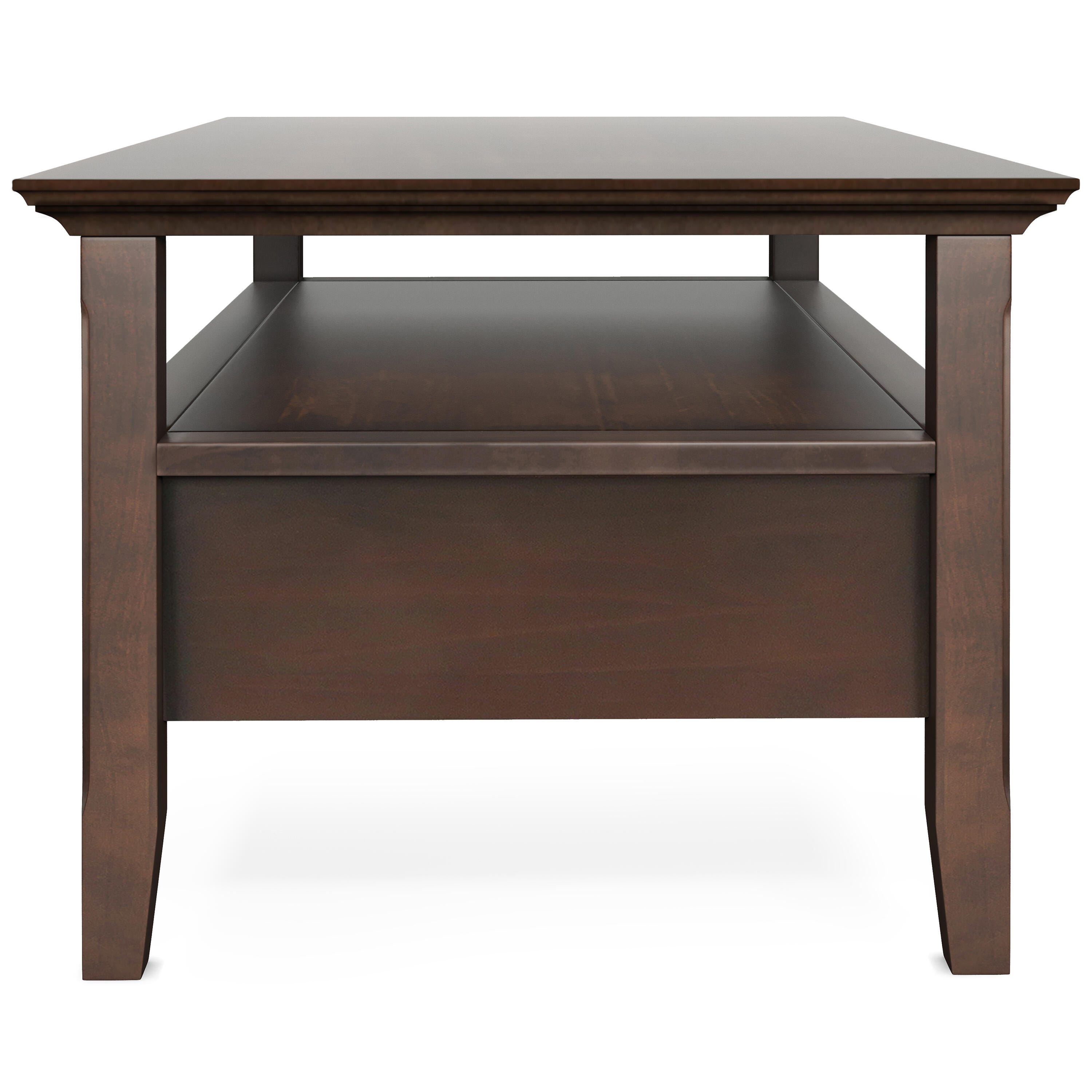 Simpli Home Acadian Coffee Table with Drawer, , large